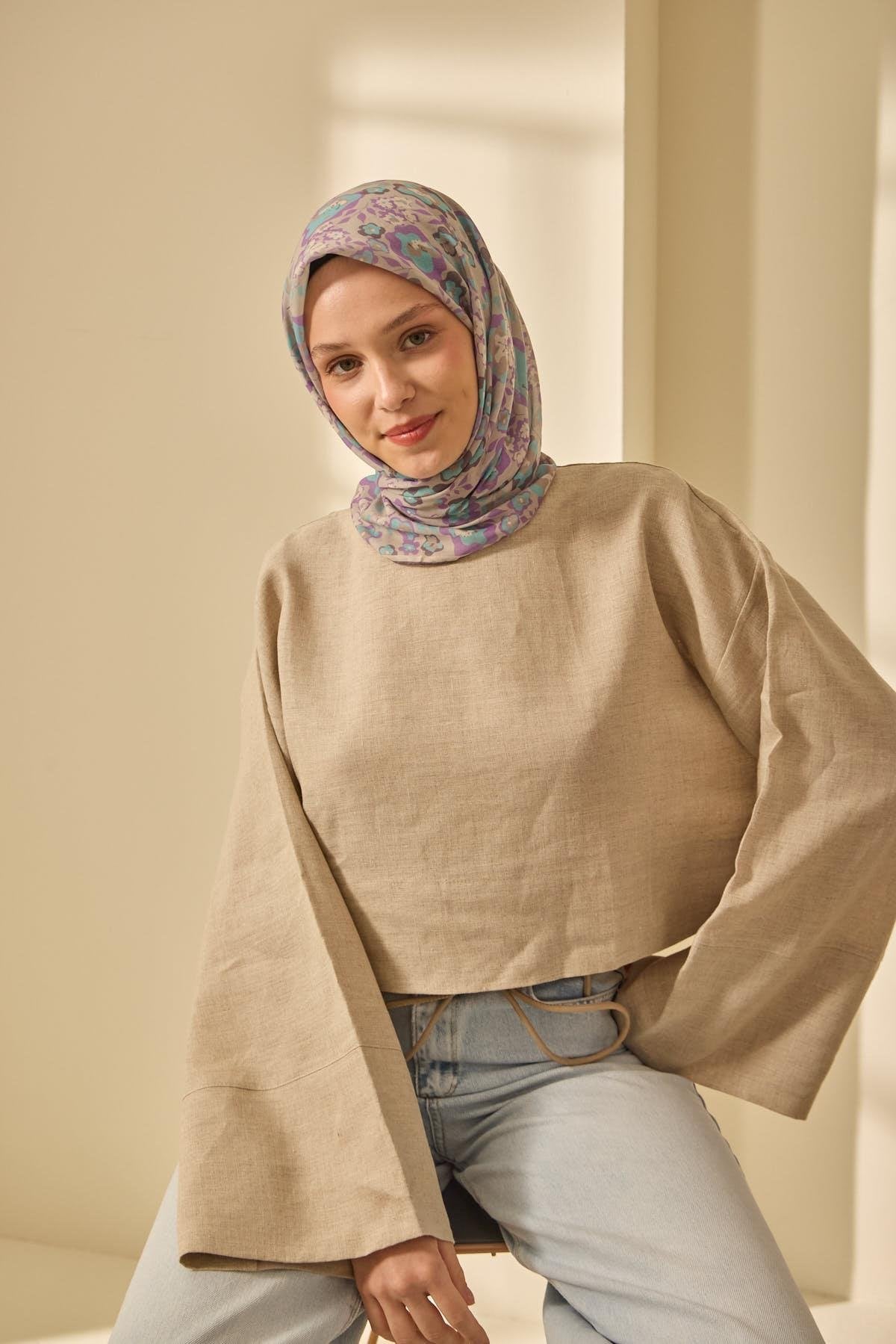 Silk Home Soft Eşarp 73090-12 - İthalesarponline.com