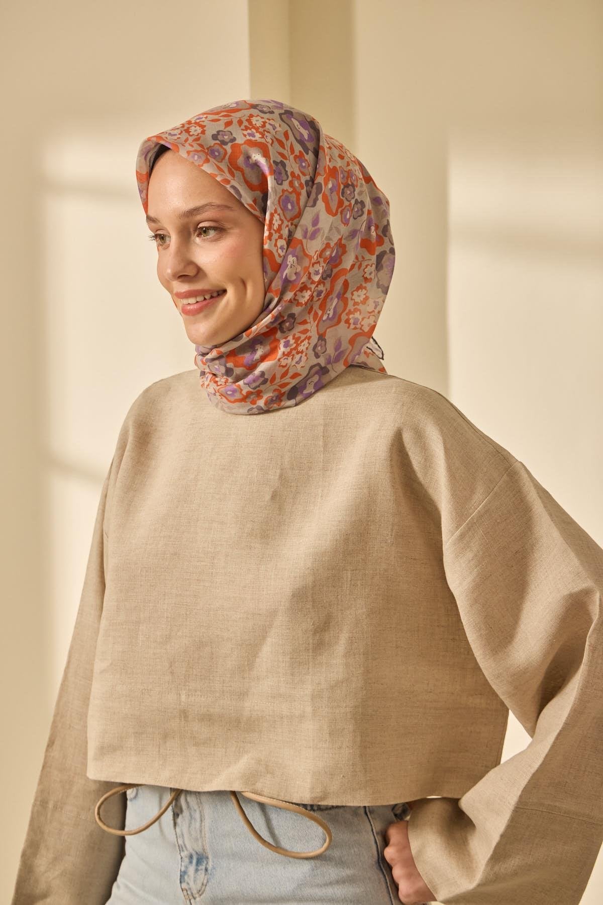 Silk Home Soft Eşarp 73090-13 - İthalesarponline.com