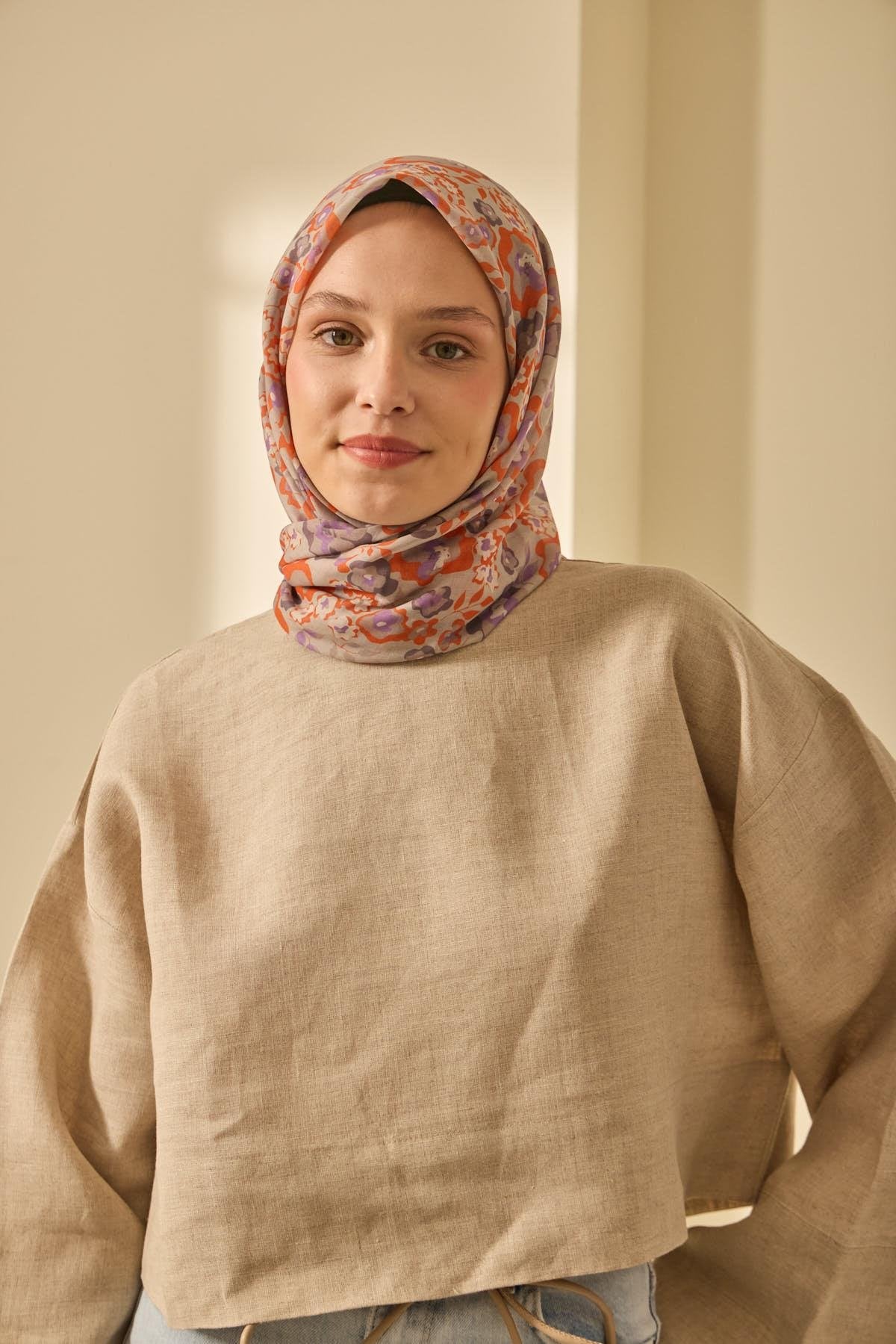 Silk Home Soft Eşarp 73090-13 - İthalesarponline.com
