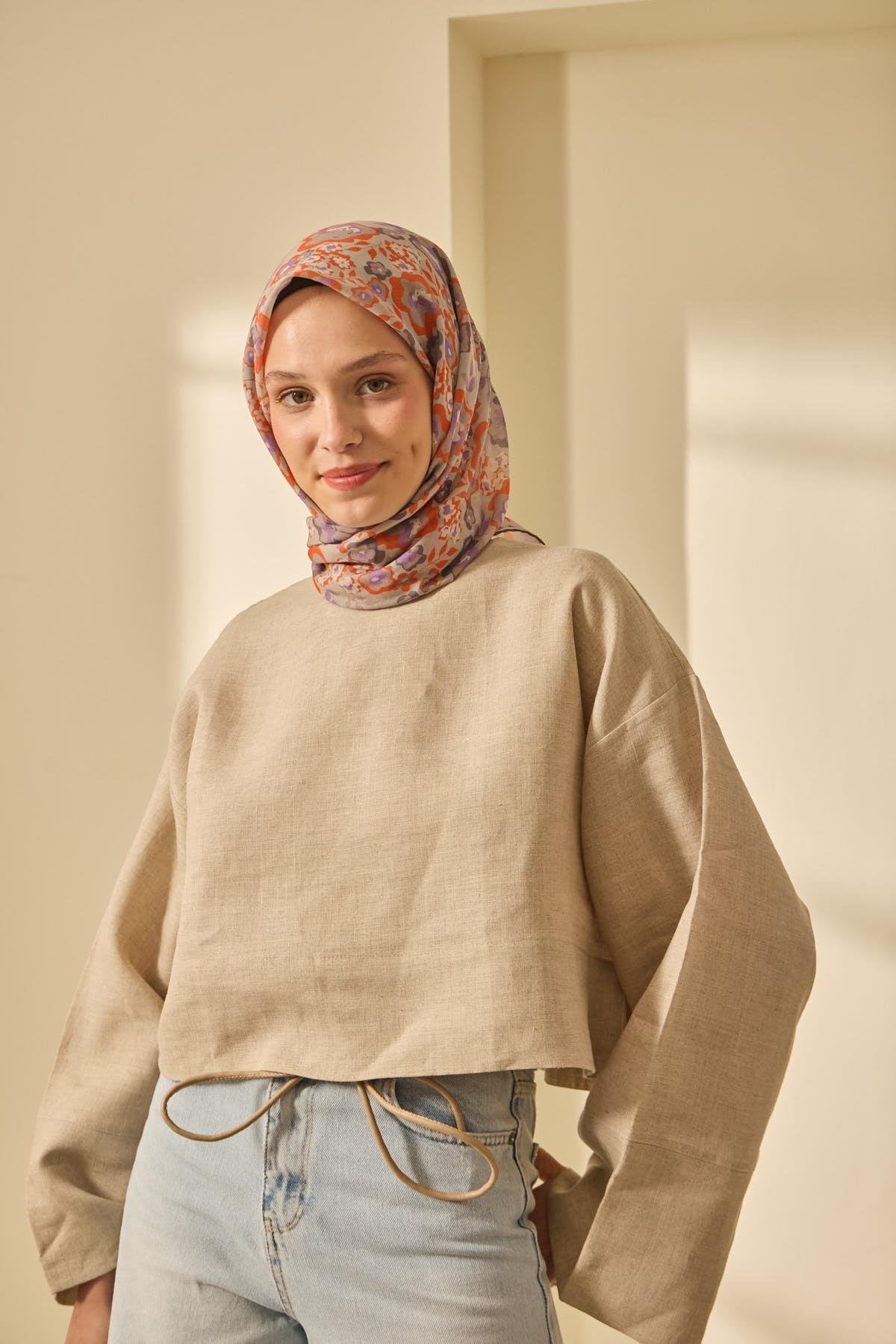 Silk Home Soft Eşarp 73090-13 - İthalesarponline.com