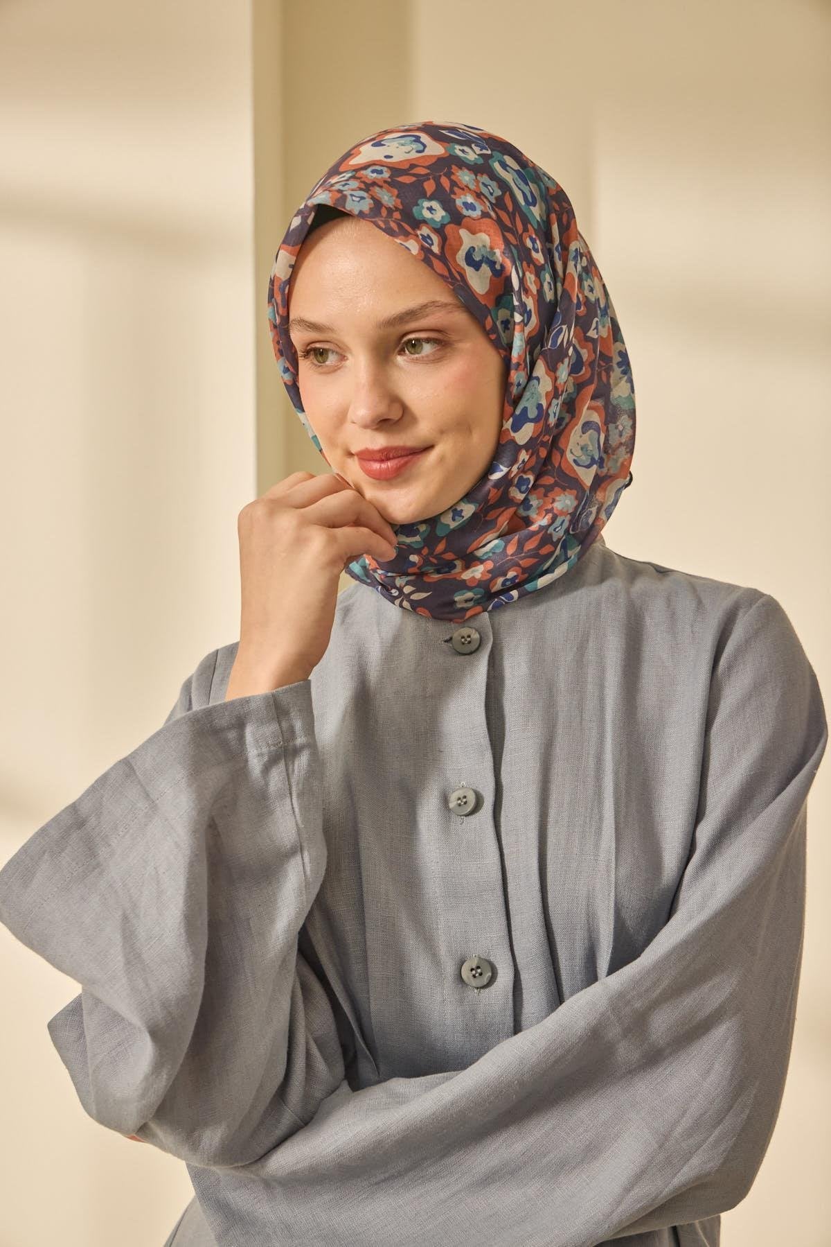 Silk Home Soft Eşarp 73090-14 - İthalesarponline.com