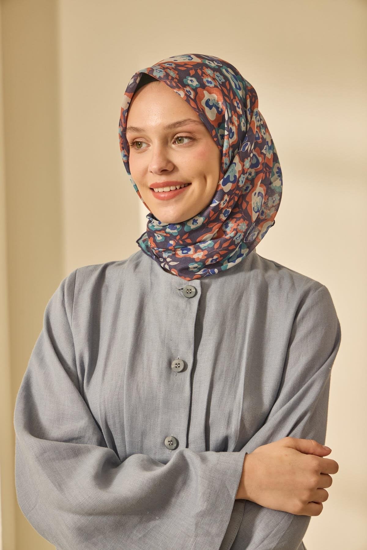 Silk Home Soft Eşarp 73090-14 - İthalesarponline.com