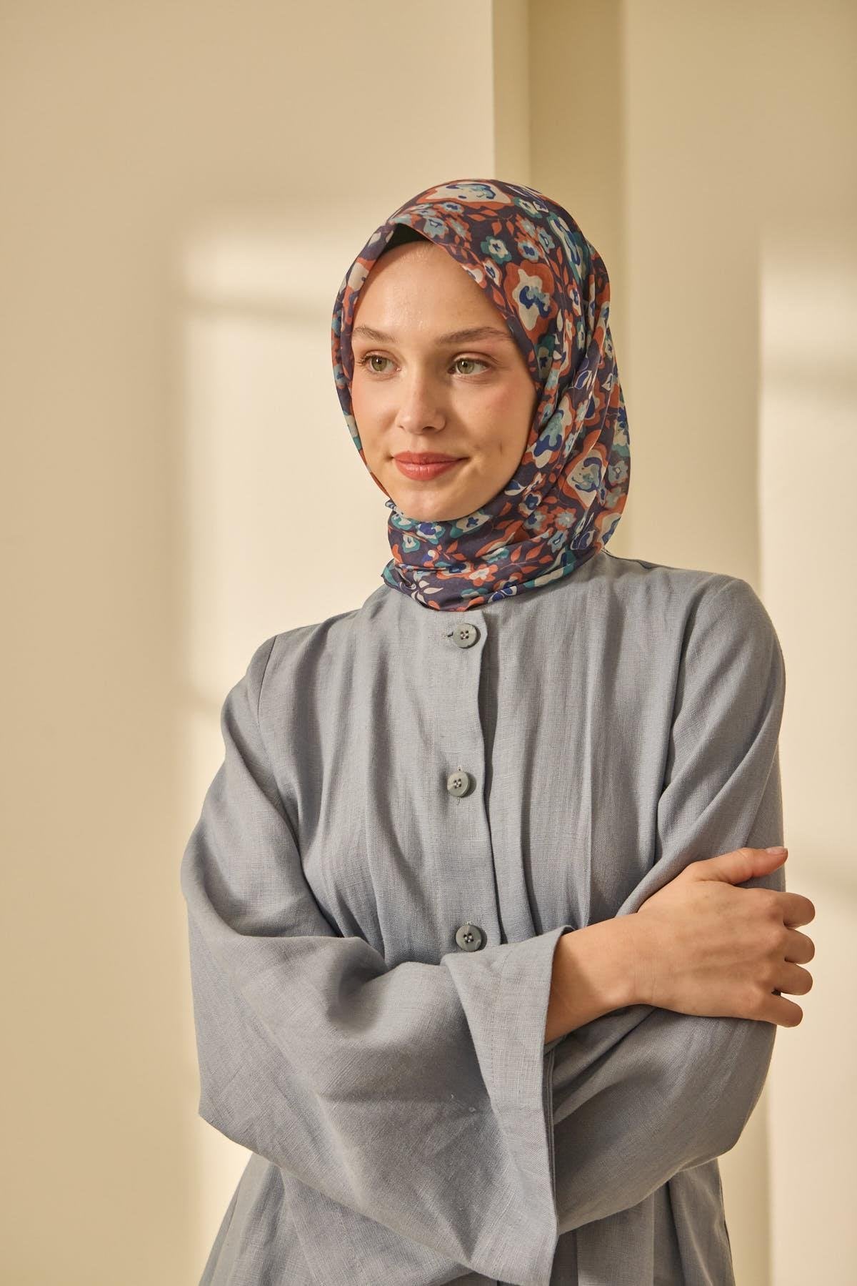 Silk Home Soft Eşarp 73090-14 - İthalesarponline.com