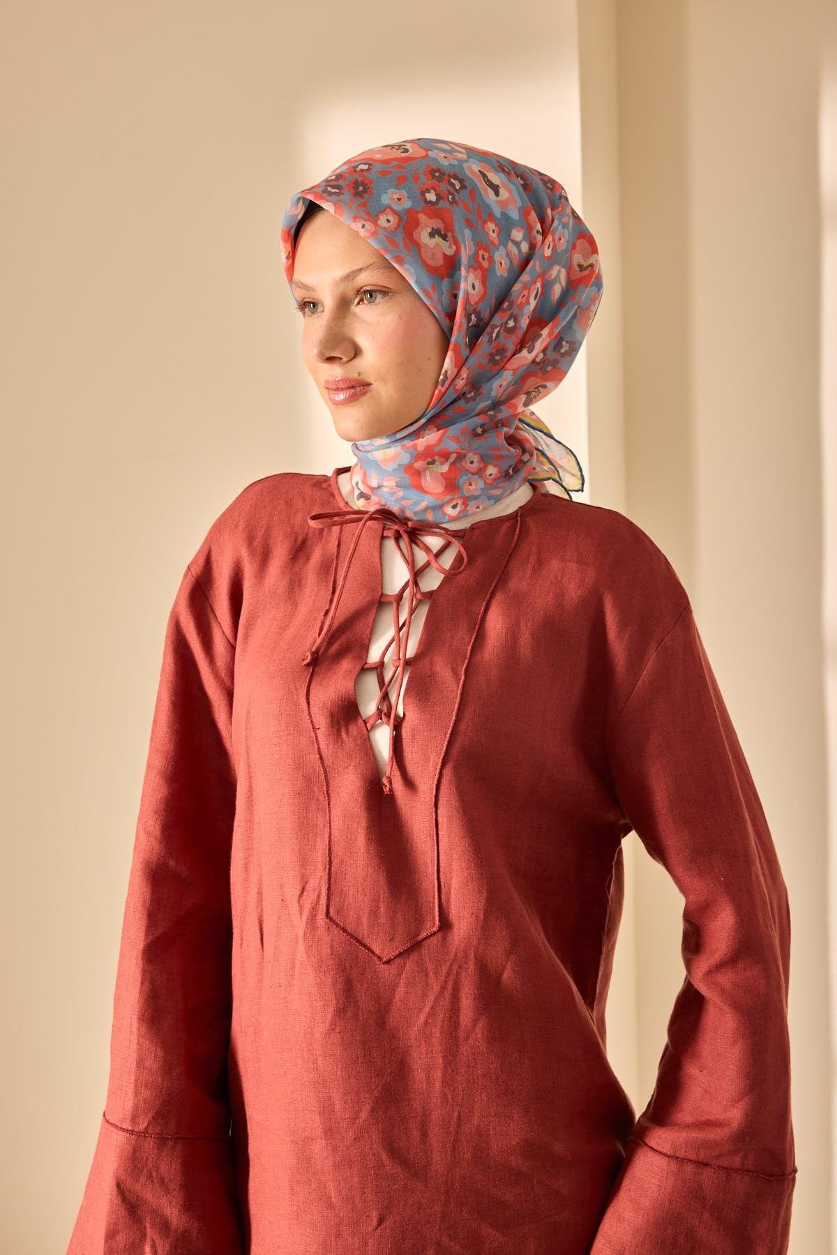 Silk Home Soft Eşarp 73090-18 - İthalesarponline.com