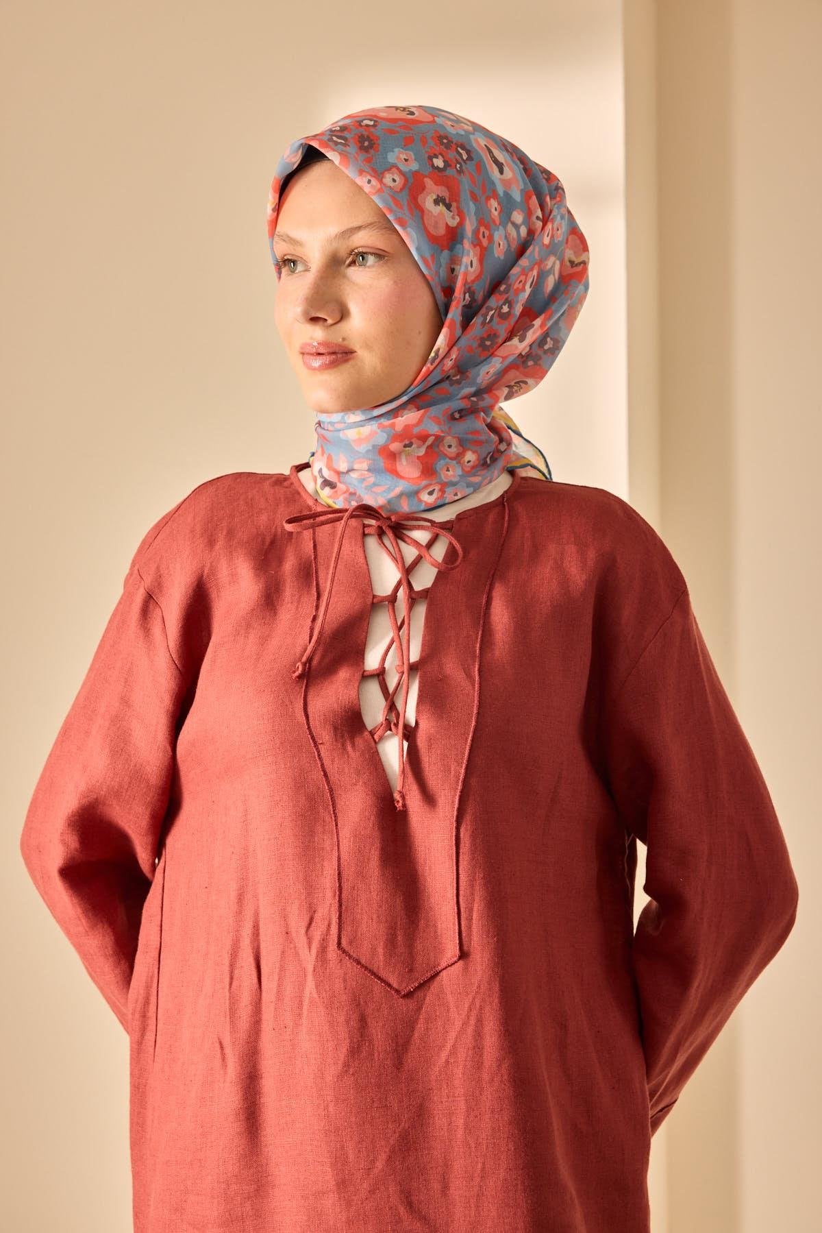 Silk Home Soft Eşarp 73090-18 - İthalesarponline.com