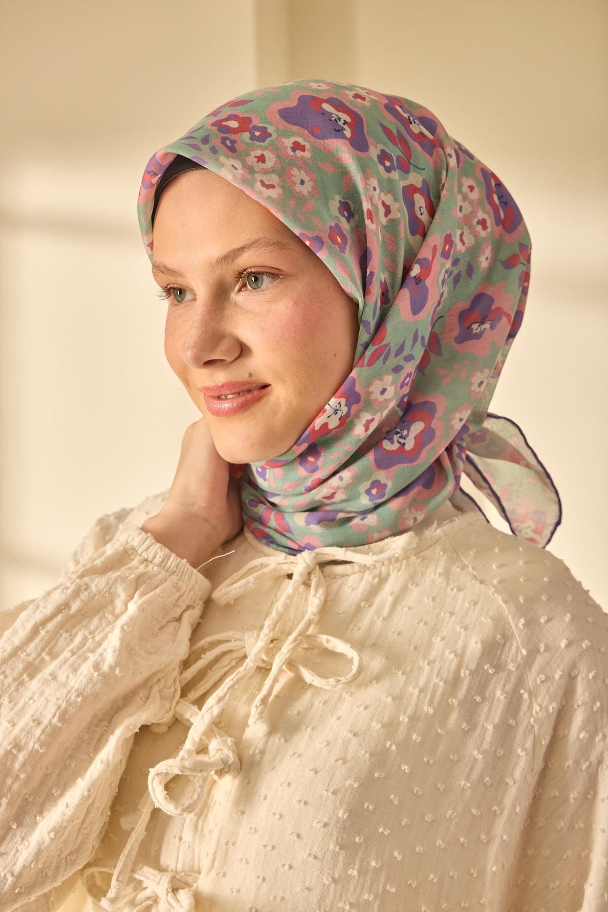 Silk Home Soft Eşarp 73090-20 - İthalesarponline.com