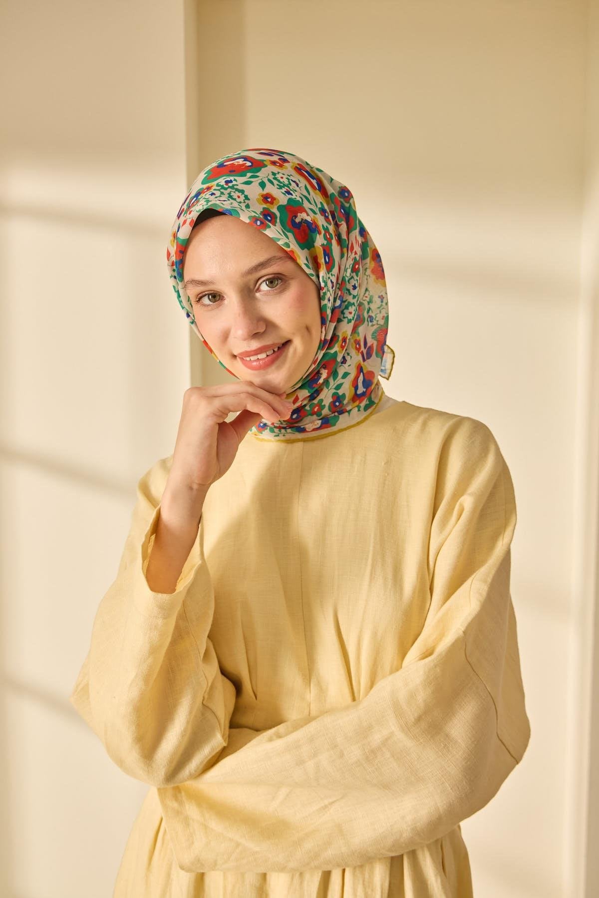 Silk Home Soft Eşarp 73090-22 - İthalesarponline.com