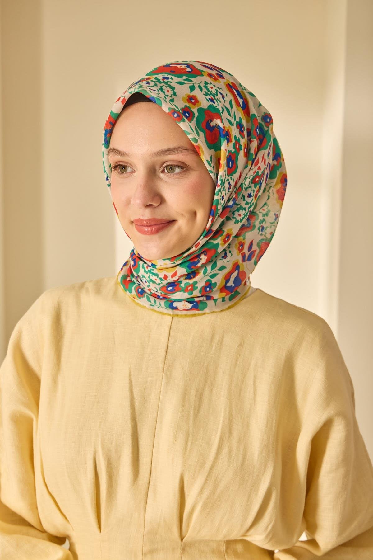 Silk Home Soft Eşarp 73090-22 - İthalesarponline.com