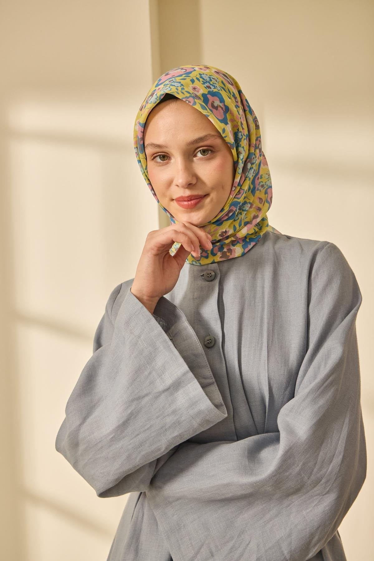 Silk Home Soft Eşarp 73090-25 - İthalesarponline.com