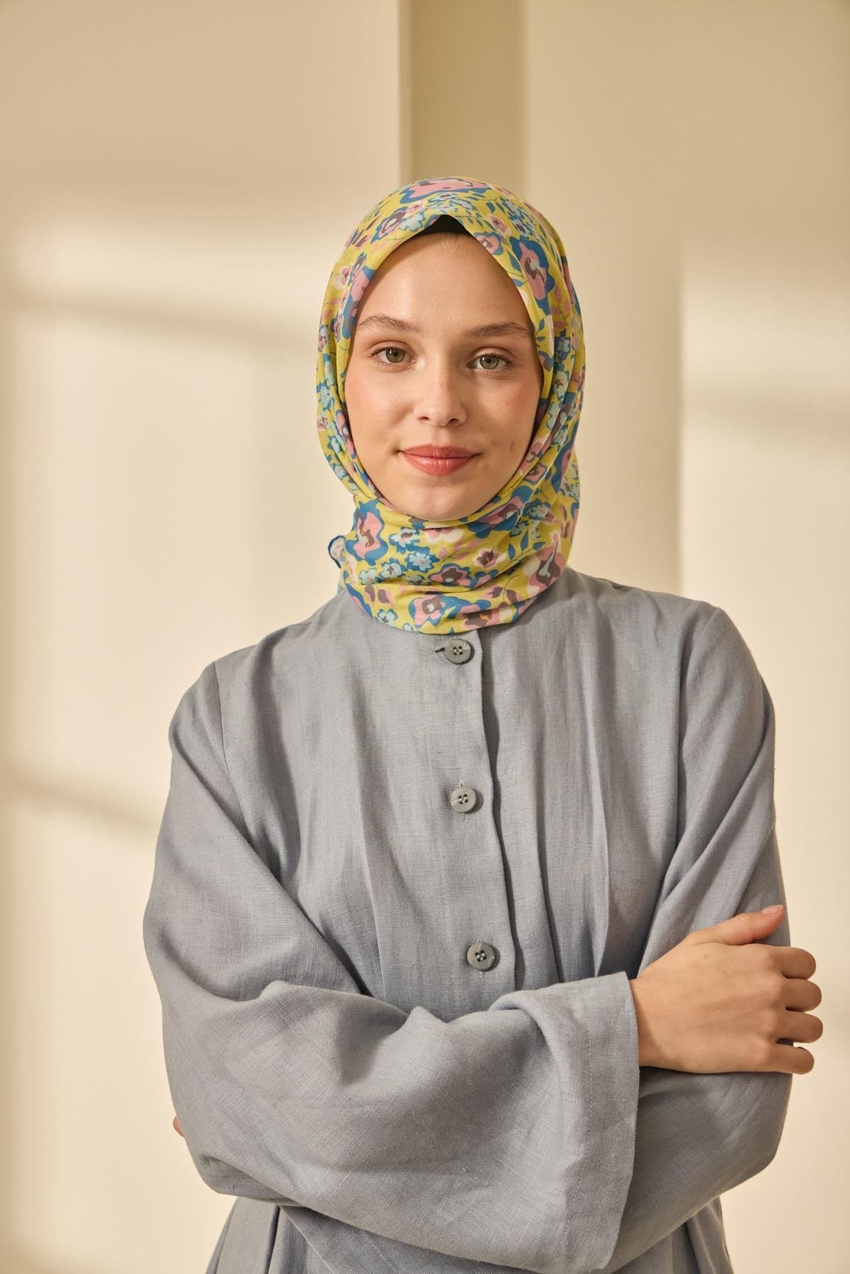 Silk Home Soft Eşarp 73090-25 - İthalesarponline.com