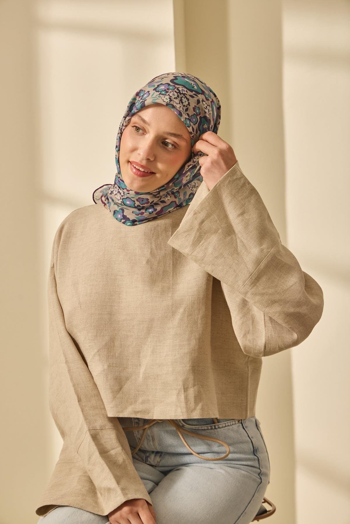 Silk Home Soft Eşarp 73090-27 - İthalesarponline.com