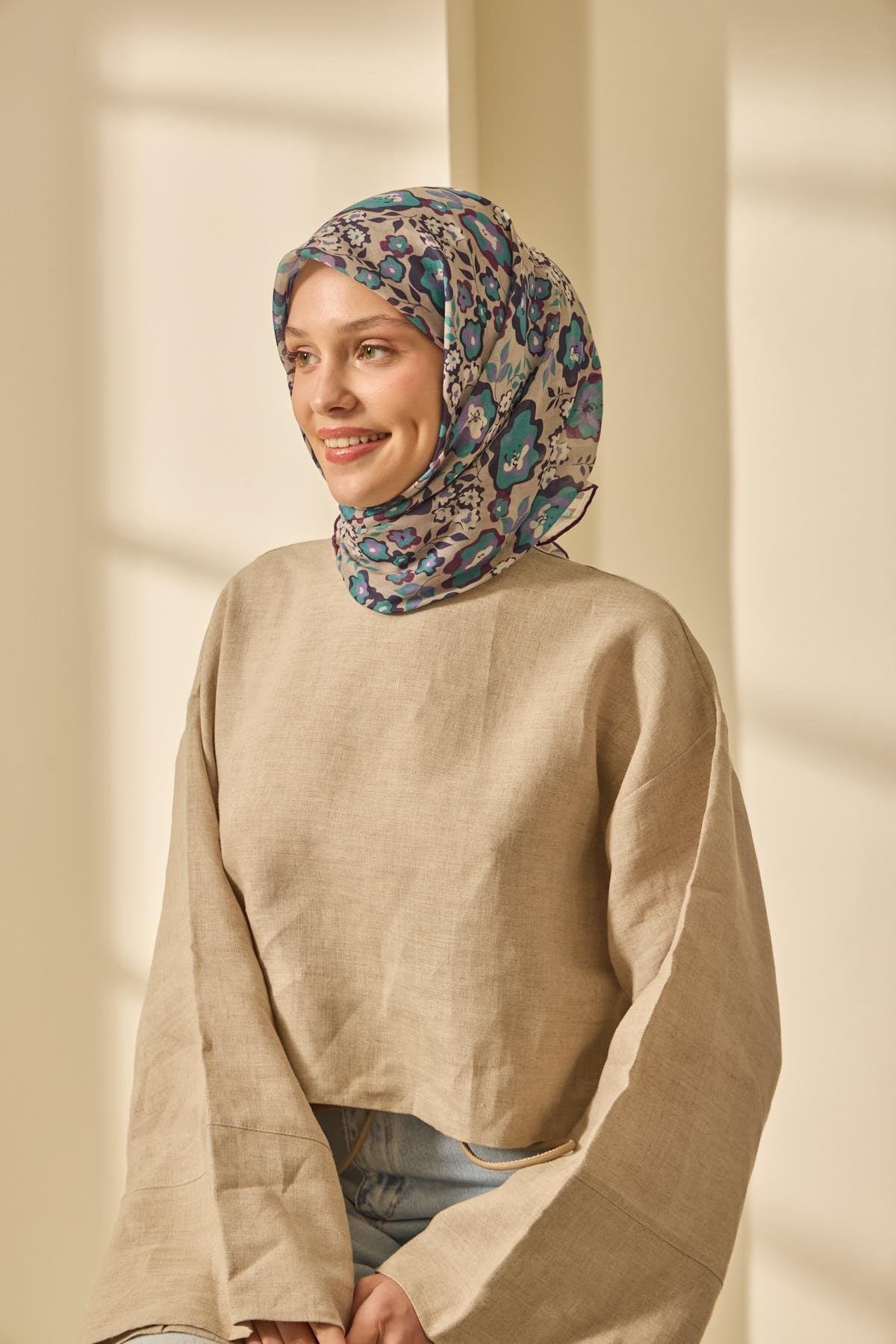Silk Home Soft Eşarp 73090-27 - İthalesarponline.com