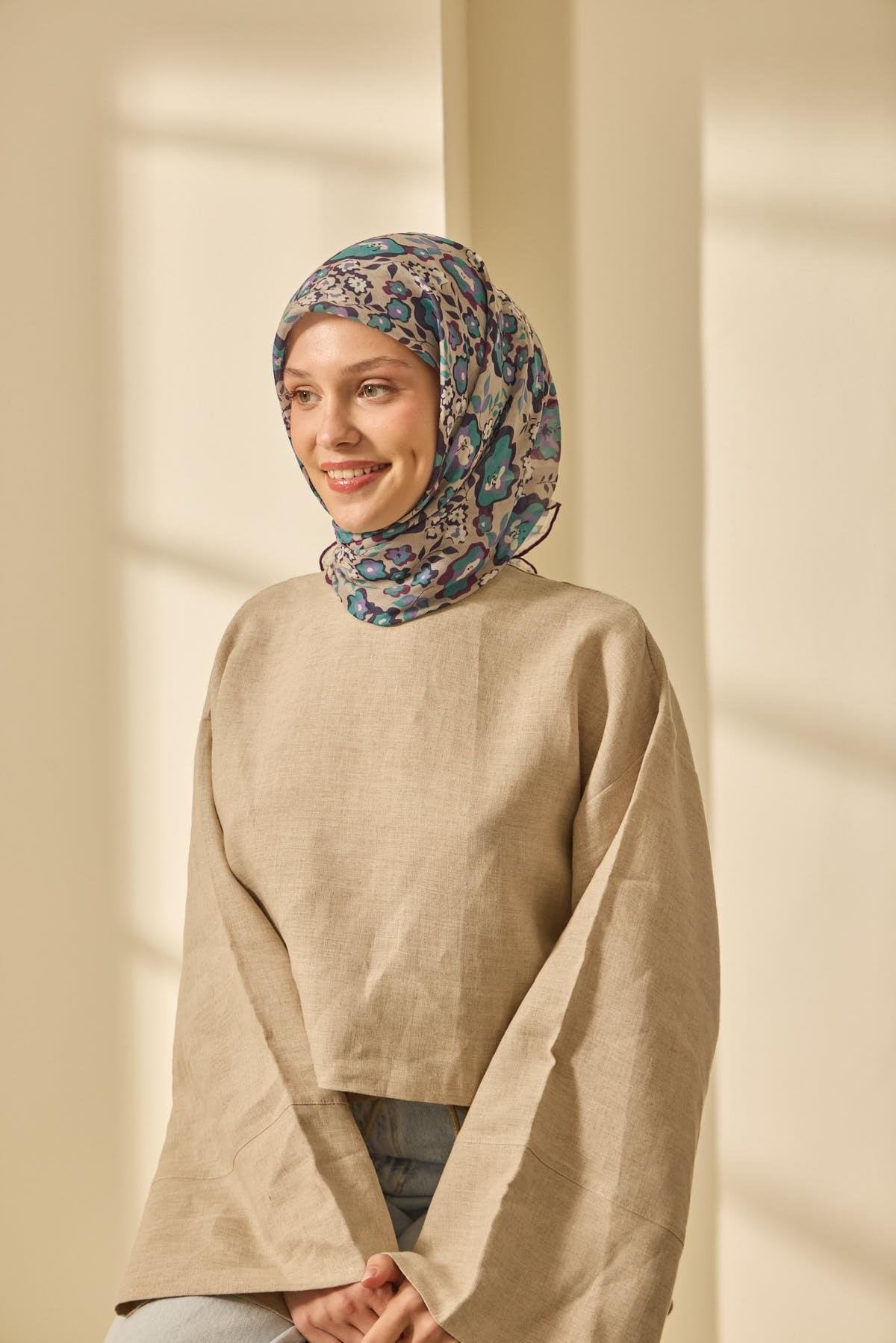 Silk Home Soft Eşarp 73090-27 - İthalesarponline.com