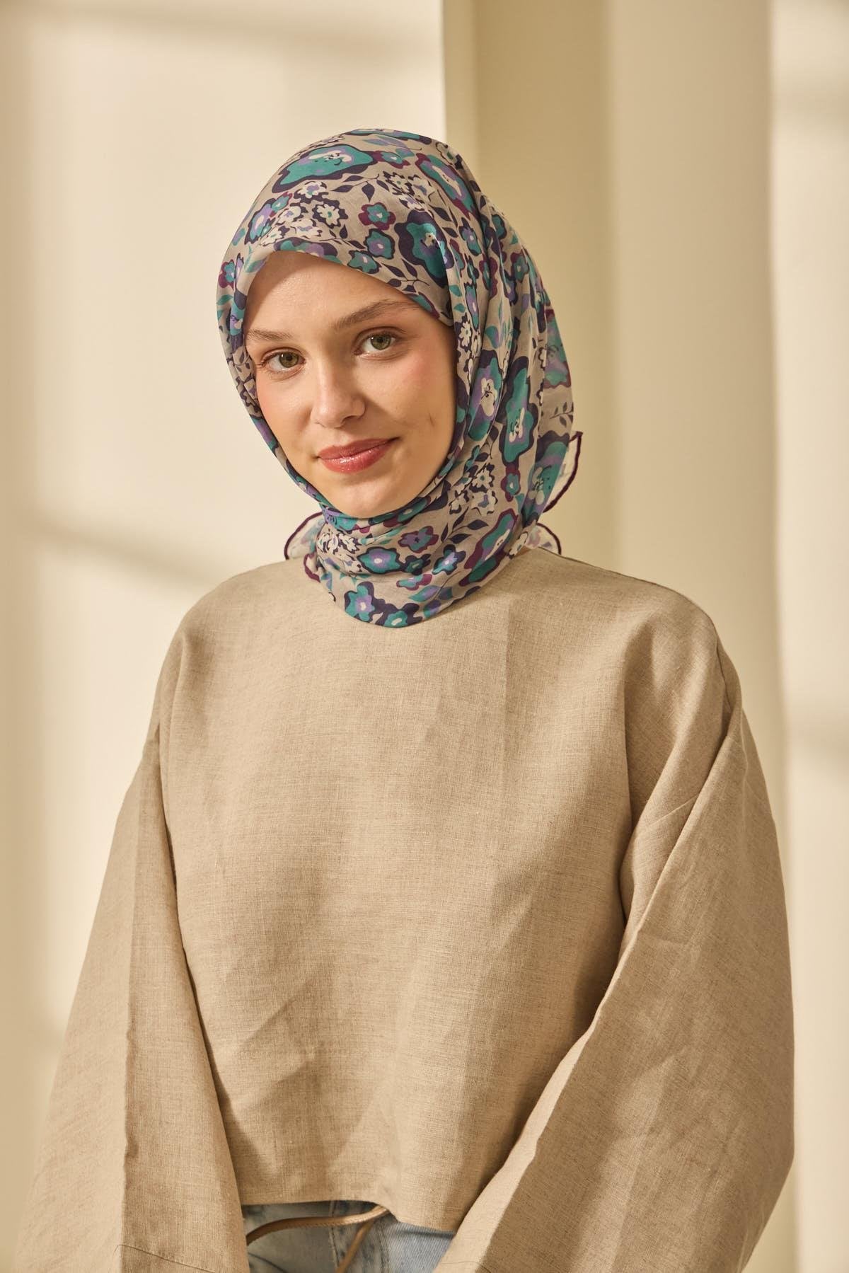 Silk Home Soft Eşarp 73090-27 - İthalesarponline.com