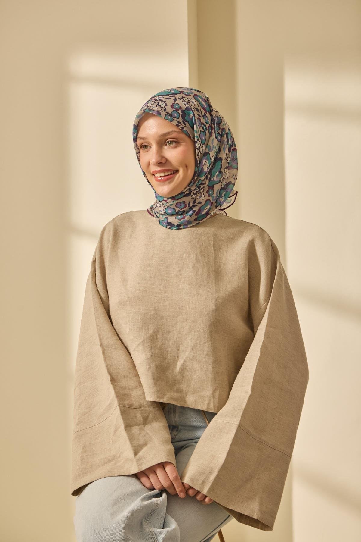 Silk Home Soft Eşarp 73090-27 - İthalesarponline.com