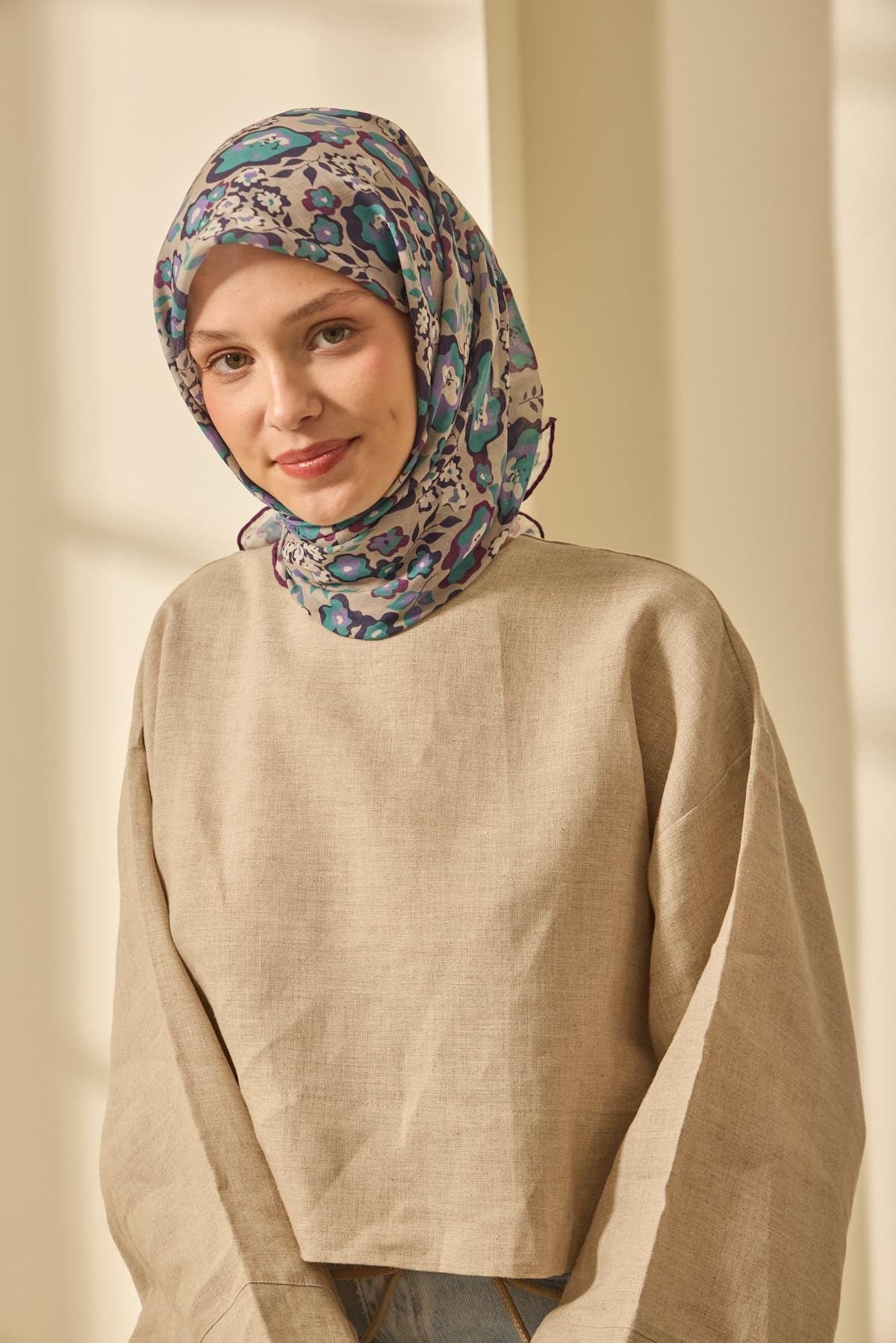 Silk Home Soft Eşarp 73090-27 - İthalesarponline.com