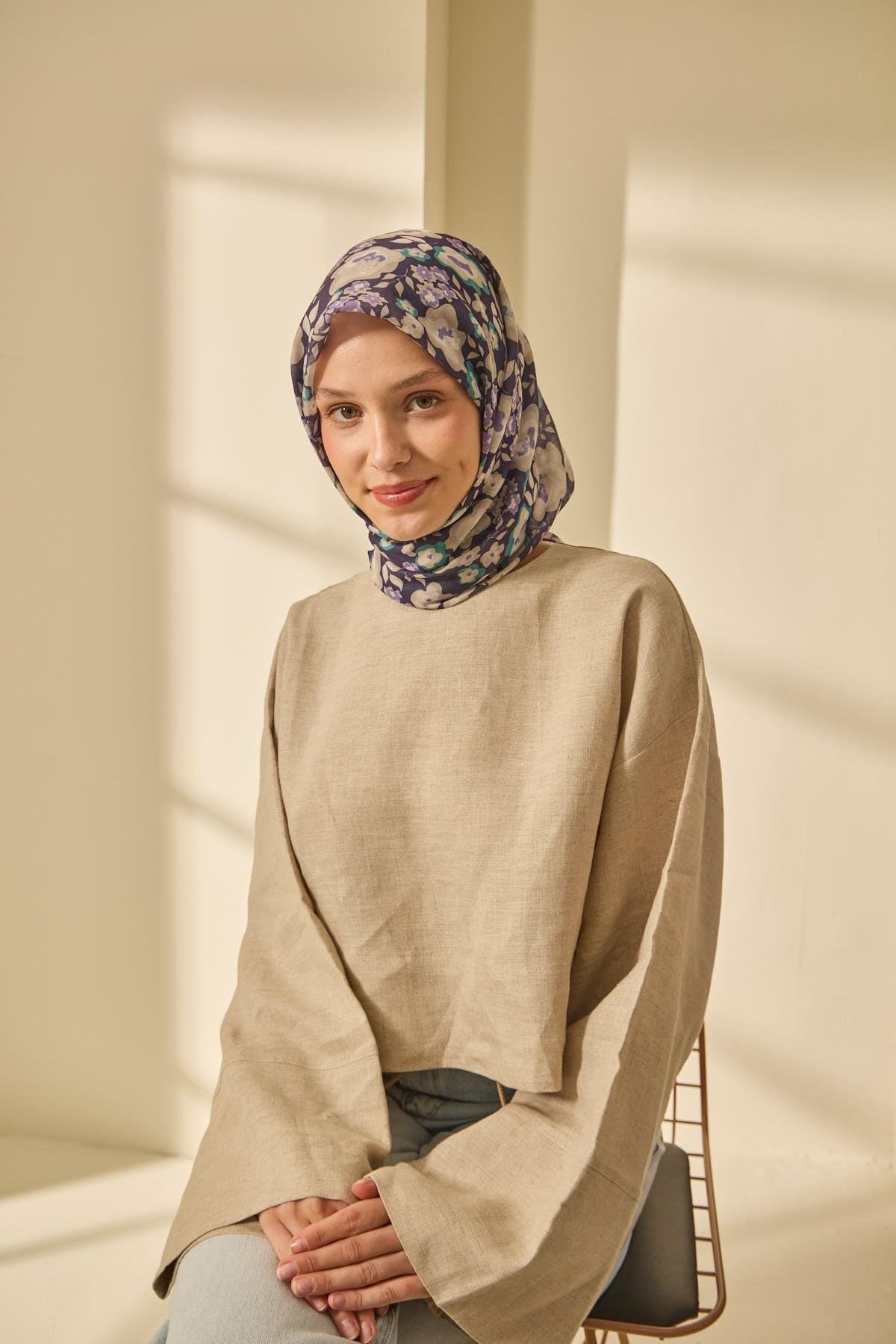 Silk Home Soft Eşarp 73090-28 - İthalesarponline.com