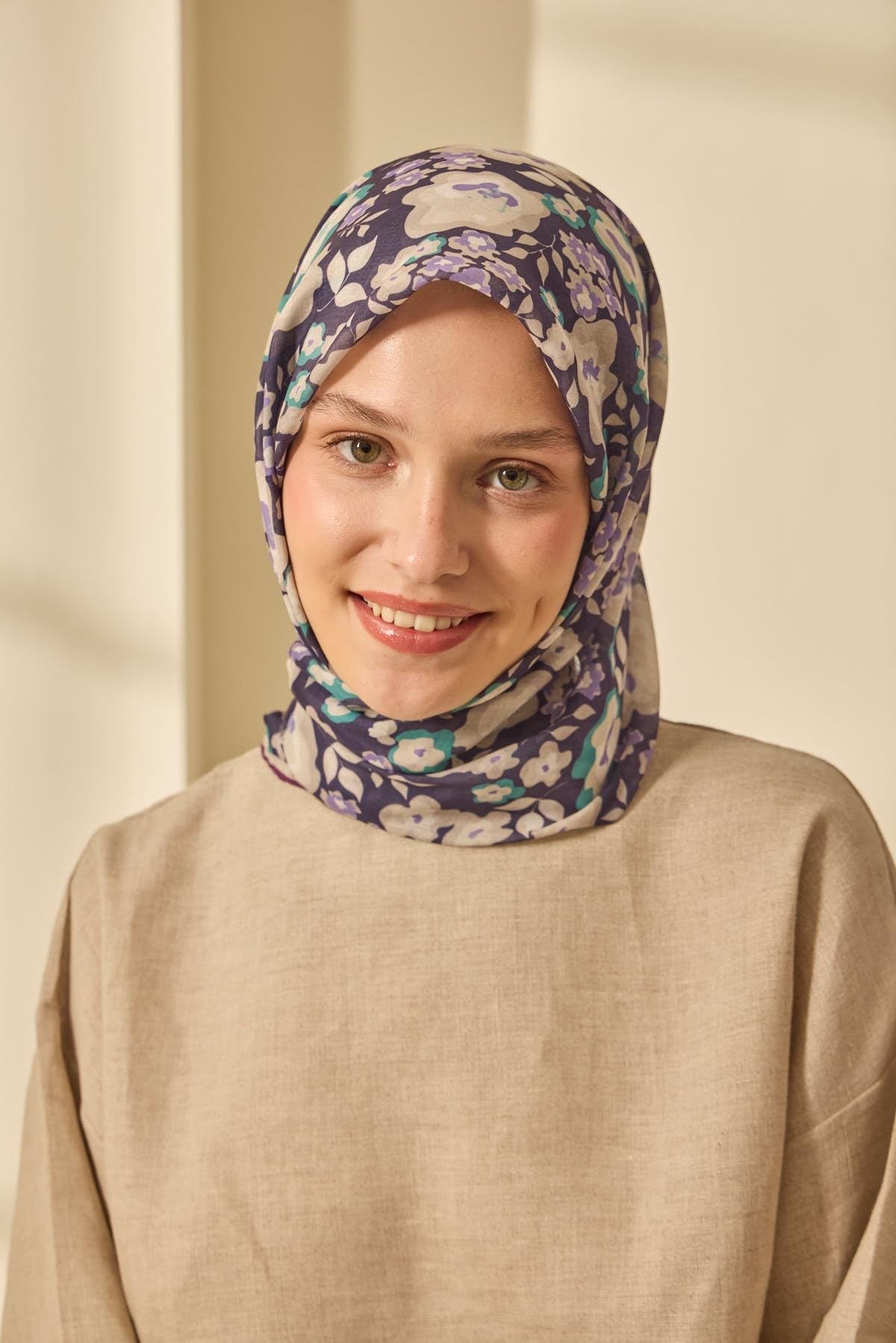 Silk Home Soft Eşarp 73090-28 - İthalesarponline.com