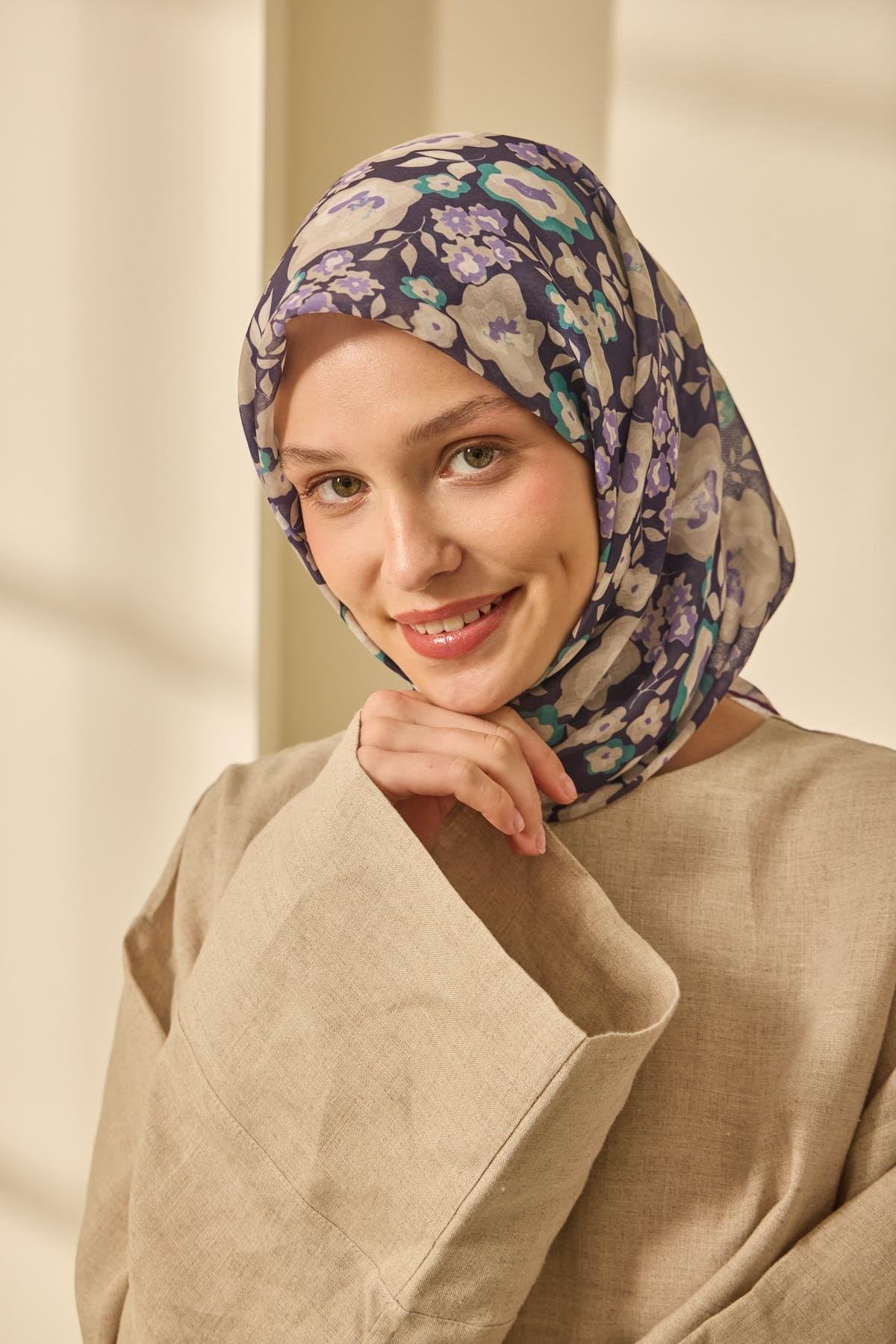 Silk Home Soft Eşarp 73090-28 - İthalesarponline.com