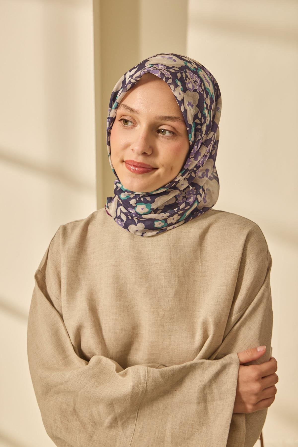 Silk Home Soft Eşarp 73090-28 - İthalesarponline.com