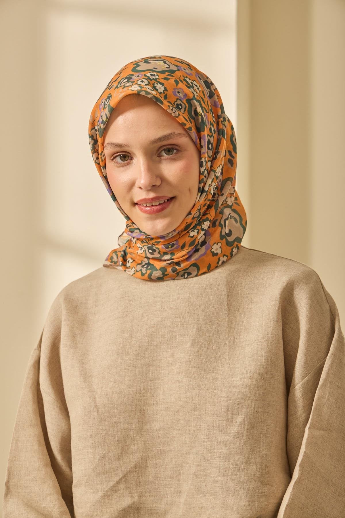 Silk Home Soft Eşarp 73090-34 - İthalesarponline.com
