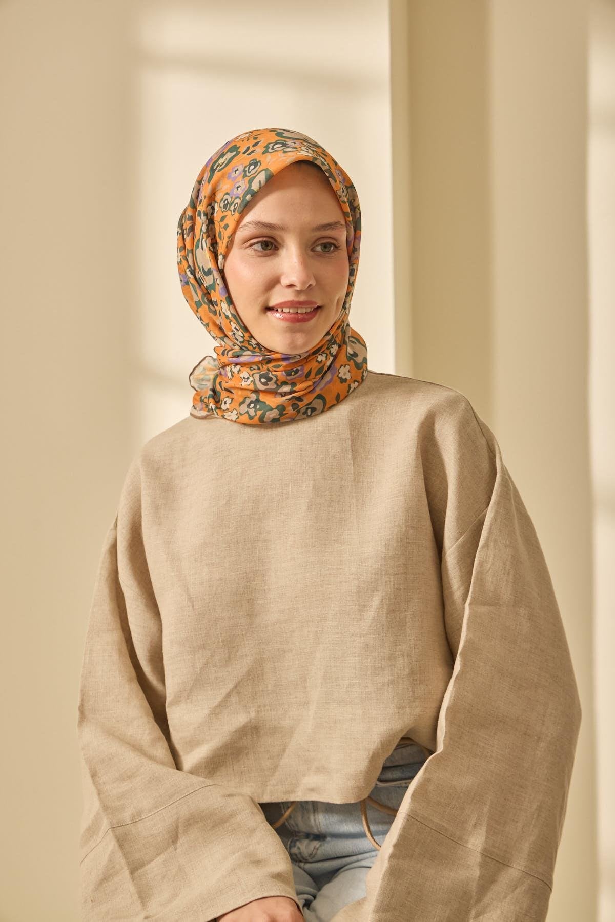 Silk Home Soft Eşarp 73090-34 - İthalesarponline.com
