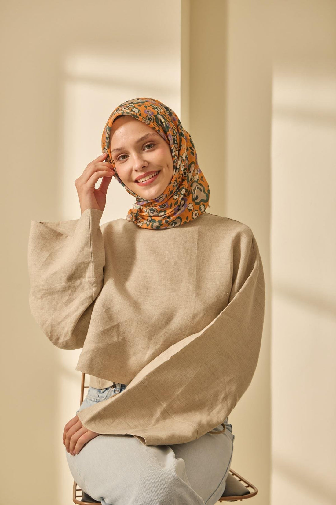 Silk Home Soft Eşarp 73090-34 - İthalesarponline.com