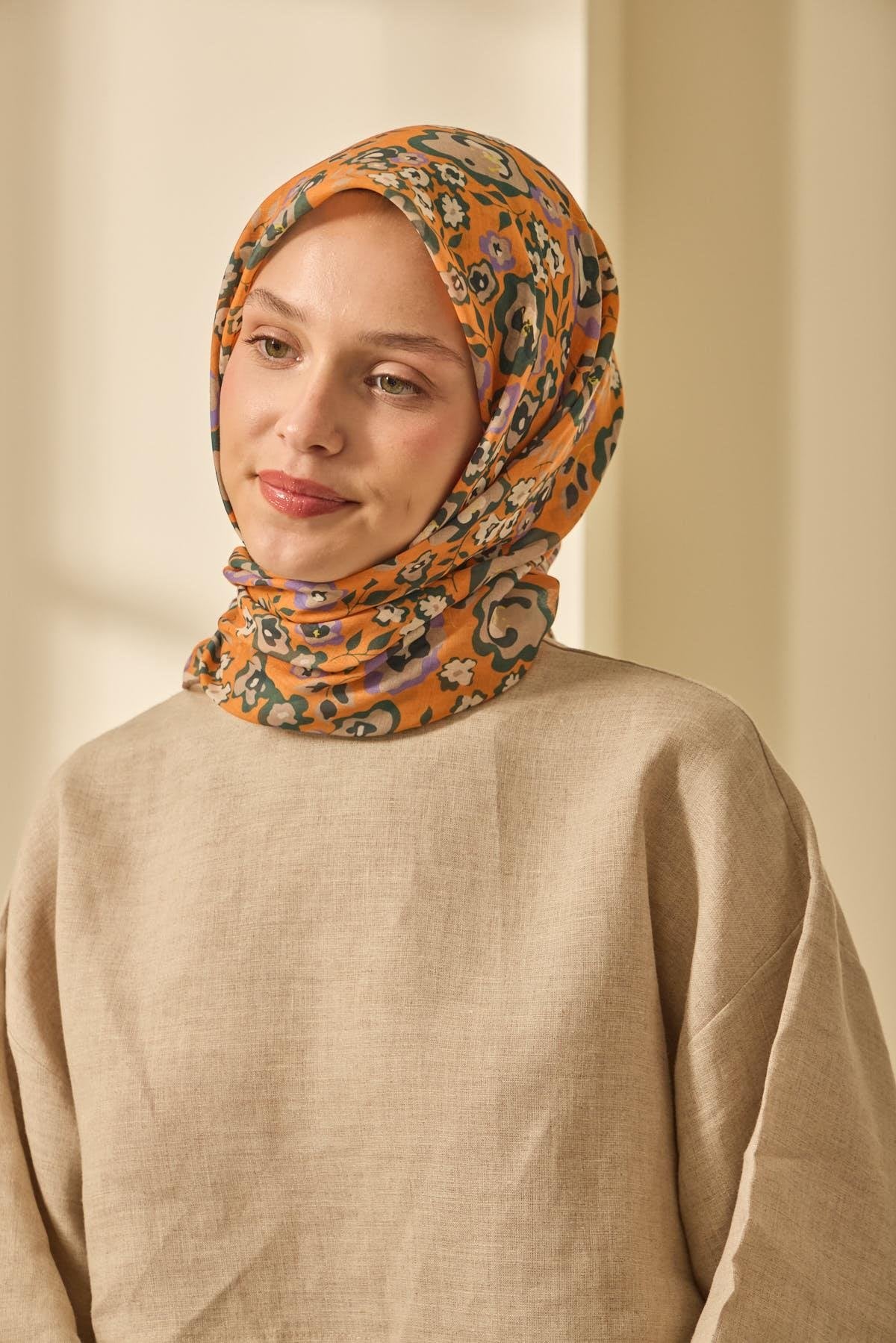 Silk Home Soft Eşarp 73090-34 - İthalesarponline.com