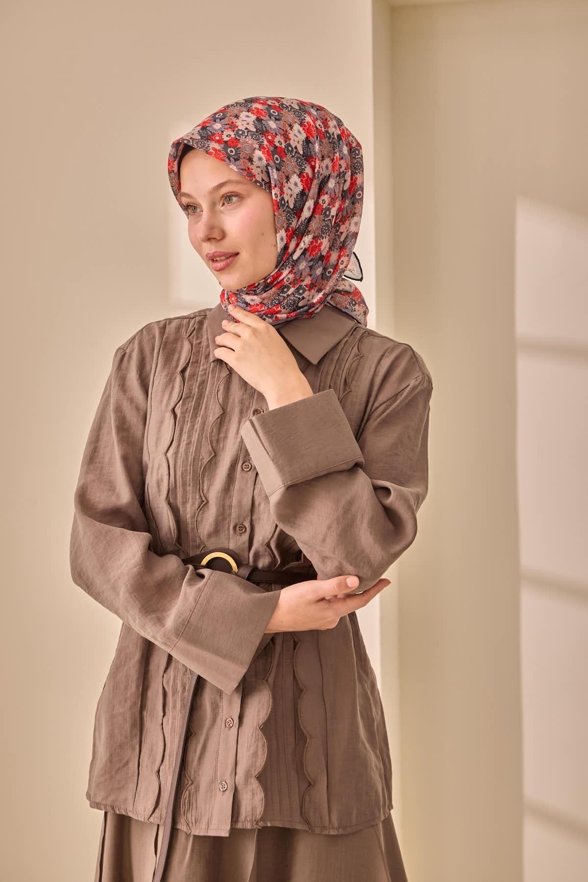 Silk Home Soft Eşarp 73092-02 - İthalesarponline.com - Soft Eşarp - Silk Home