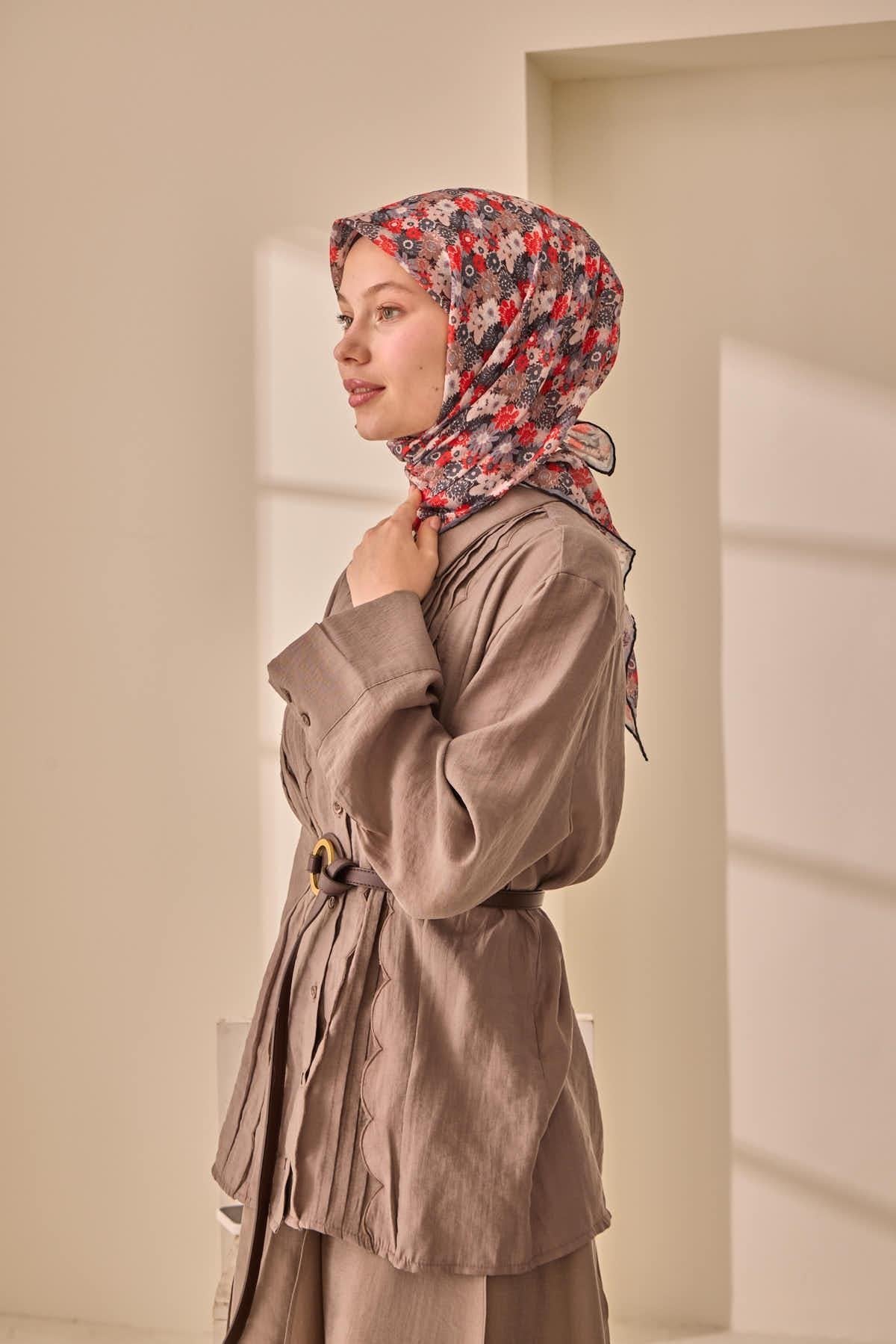Silk Home Soft Eşarp 73092-02 - İthalesarponline.com - Soft Eşarp - Silk Home