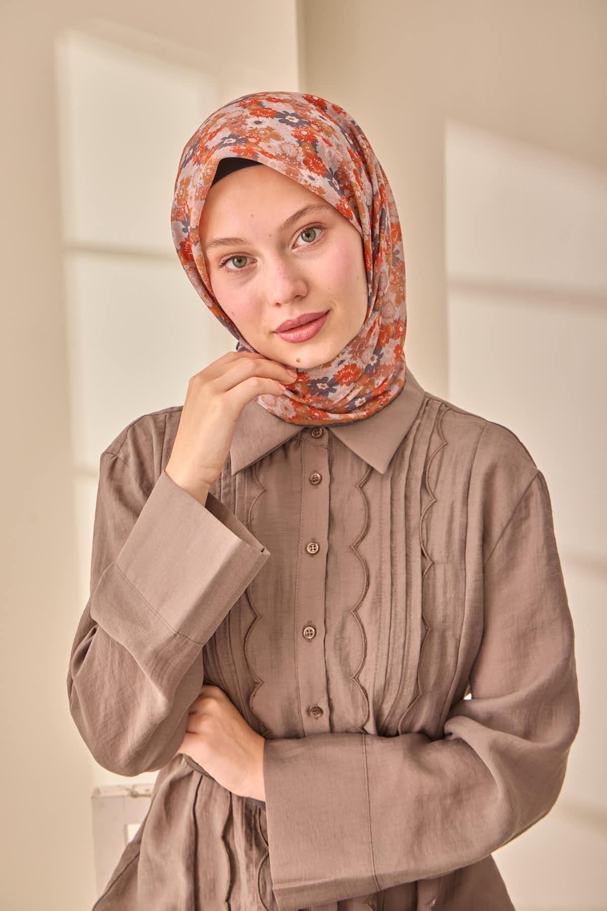 Silk Home Soft Eşarp 73092-10 - İthalesarponline.com - Soft Eşarp - Silk Home