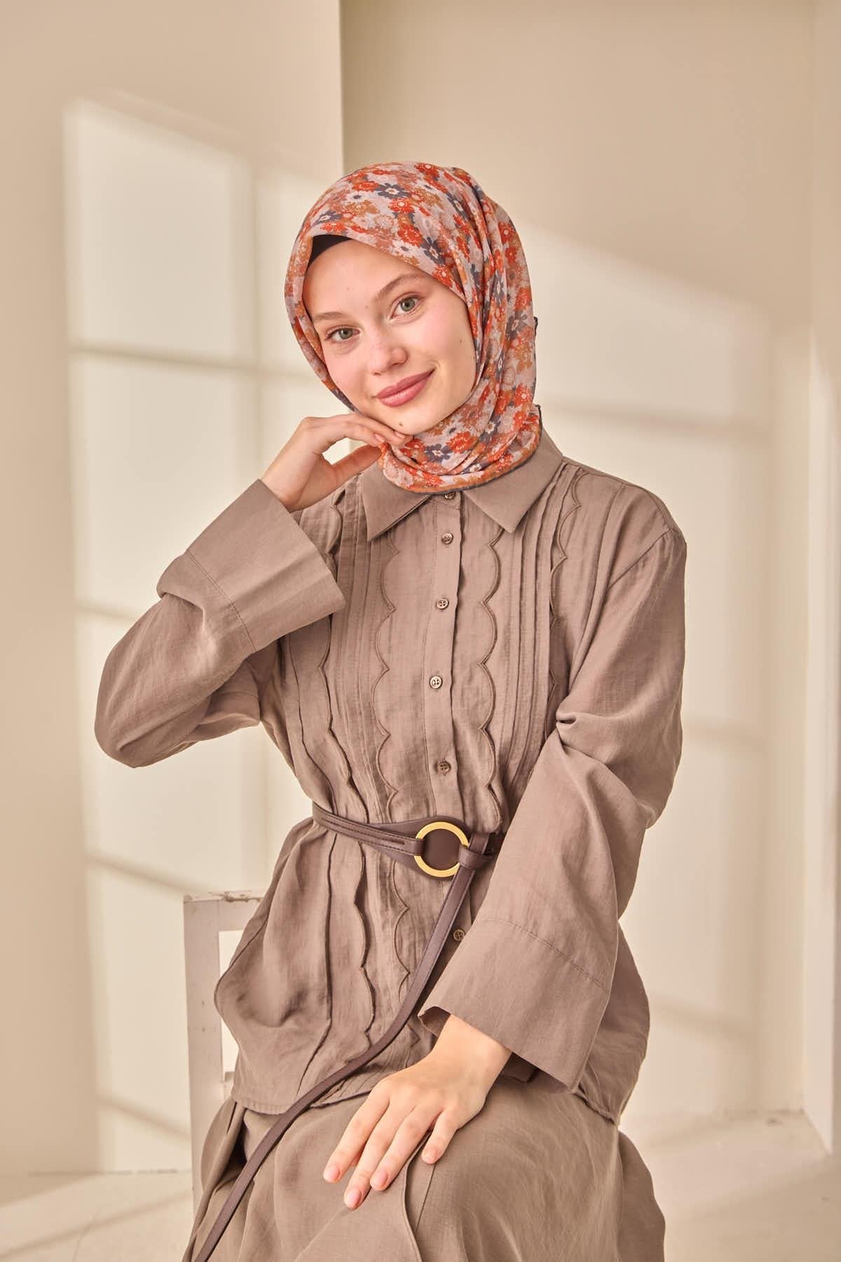 Silk Home Soft Eşarp 73092-10 - İthalesarponline.com - Soft Eşarp - Silk Home