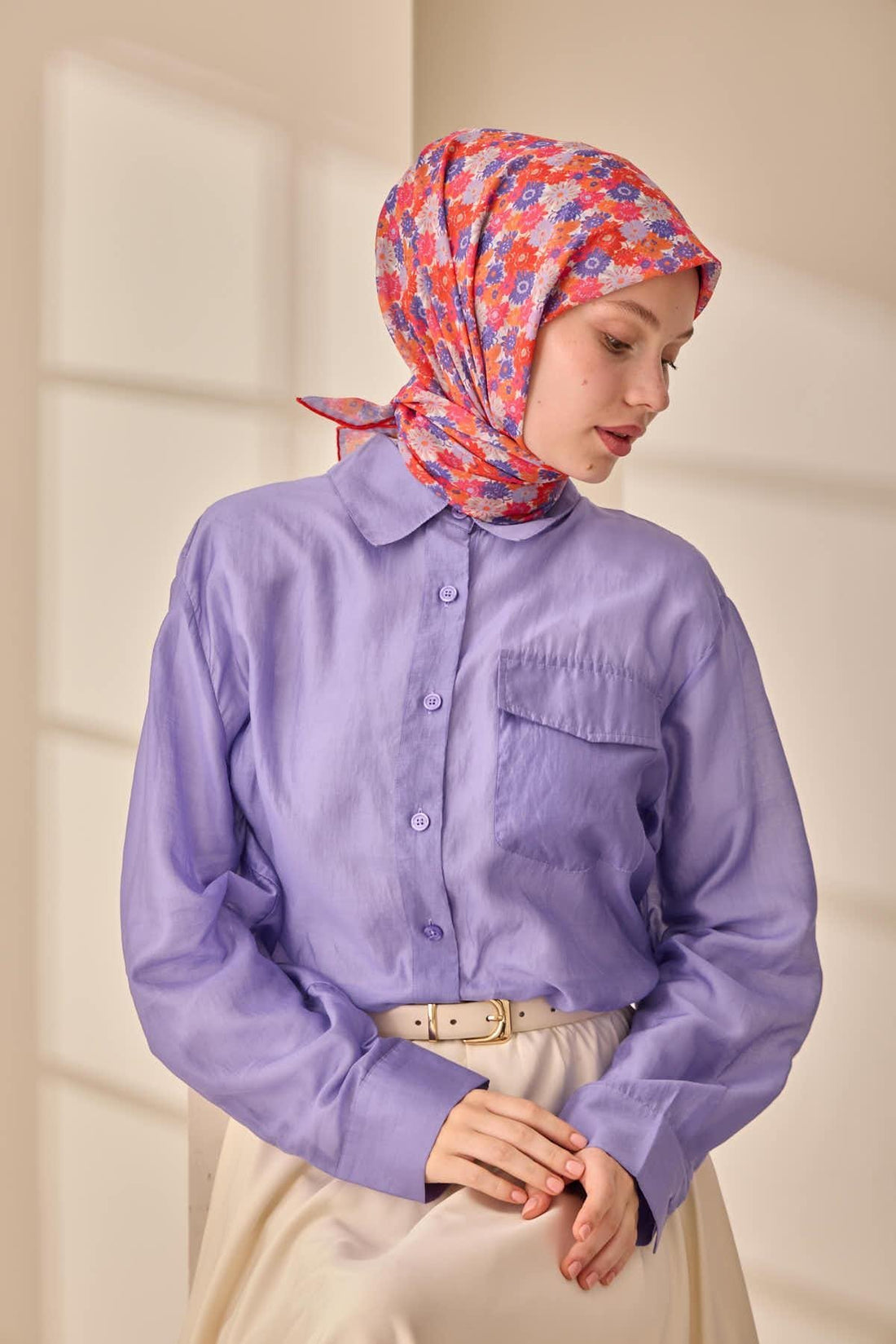 Silk Home Soft Eşarp 73092-12 - İthalesarponline.com - Soft Eşarp - Silk Home