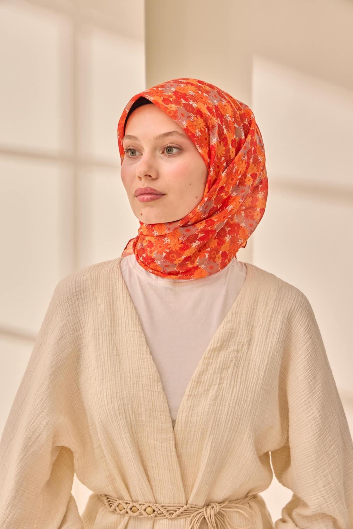 Silk Home Soft Eşarp 73092-13 - İthalesarponline.com - Soft Eşarp - Silk Home