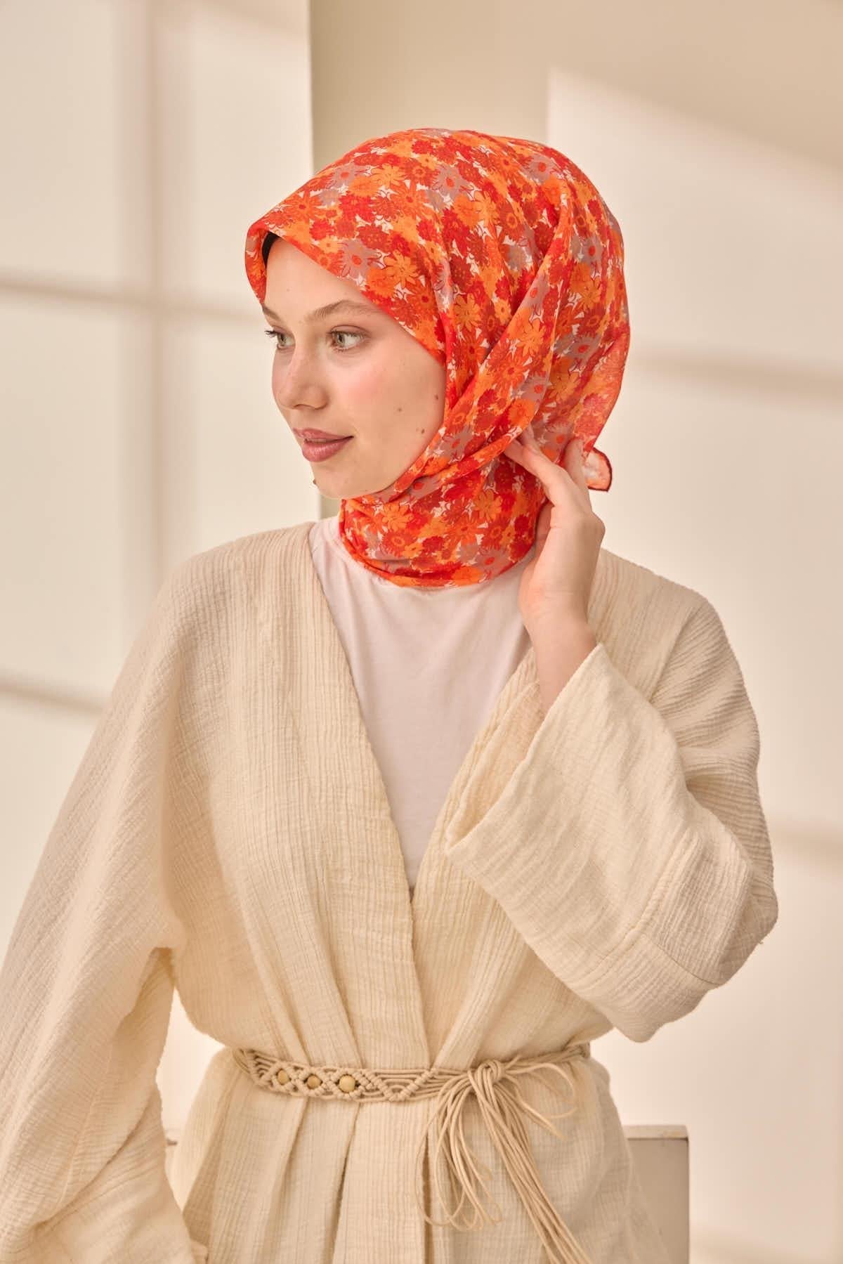 Silk Home Soft Eşarp 73092-13 - İthalesarponline.com - Soft Eşarp - Silk Home
