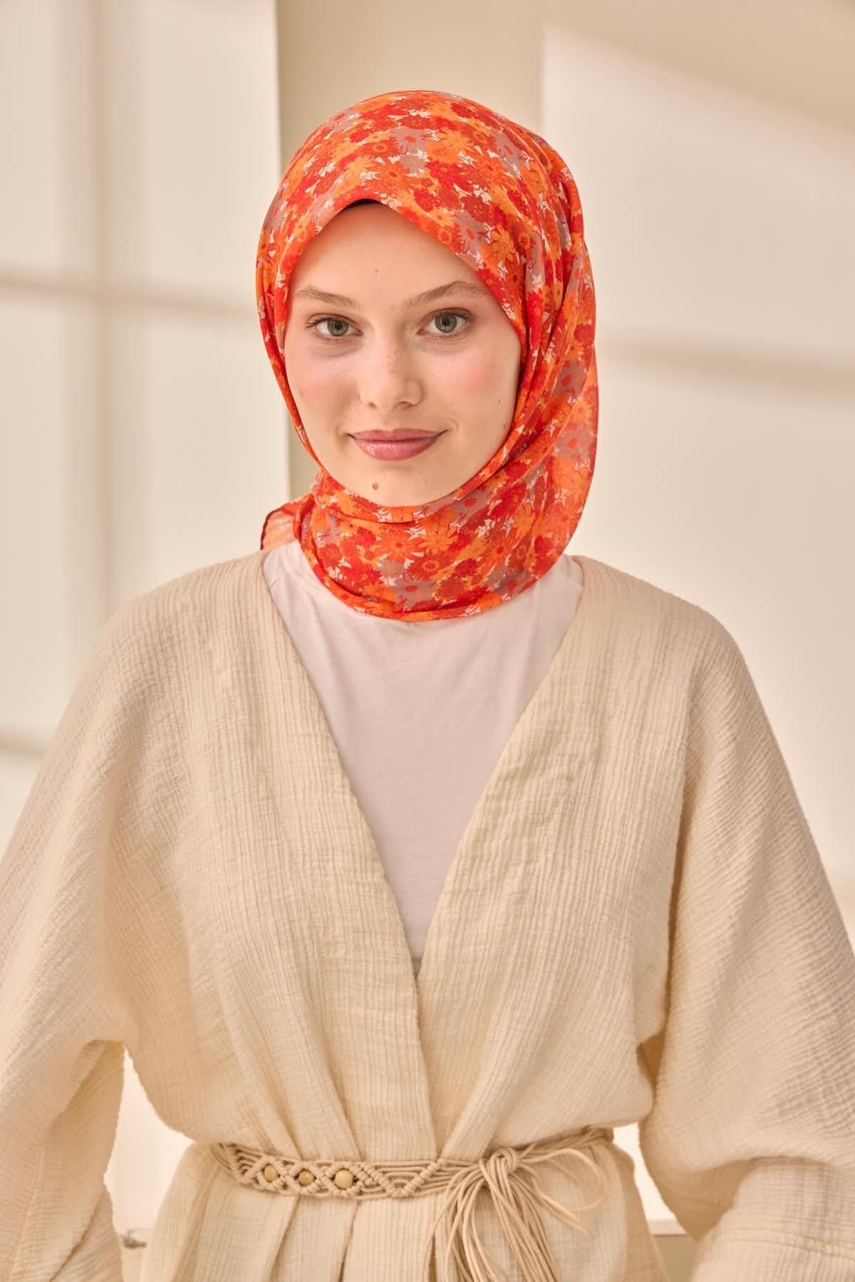 Silk Home Soft Eşarp 73092-13 - İthalesarponline.com - Soft Eşarp - Silk Home