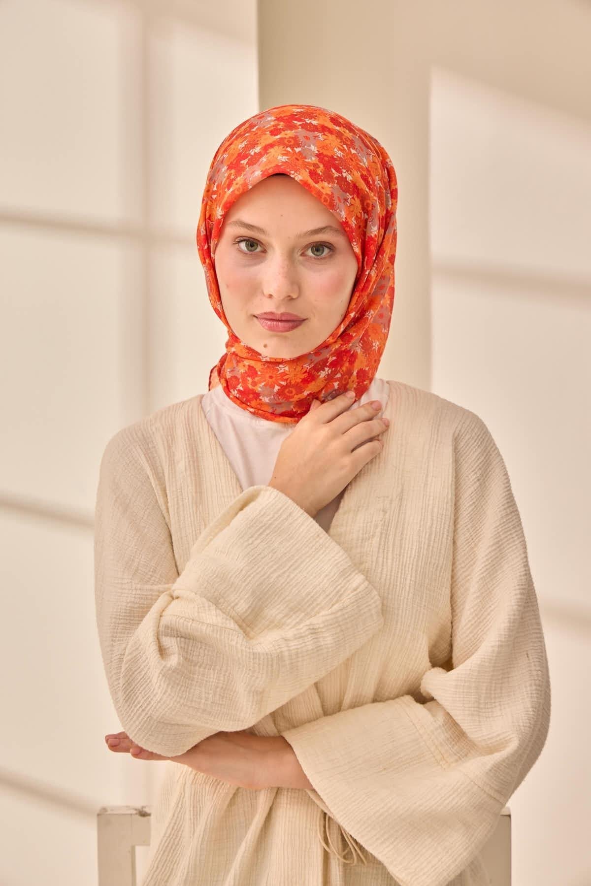 Silk Home Soft Eşarp 73092-13 - İthalesarponline.com - Soft Eşarp - Silk Home