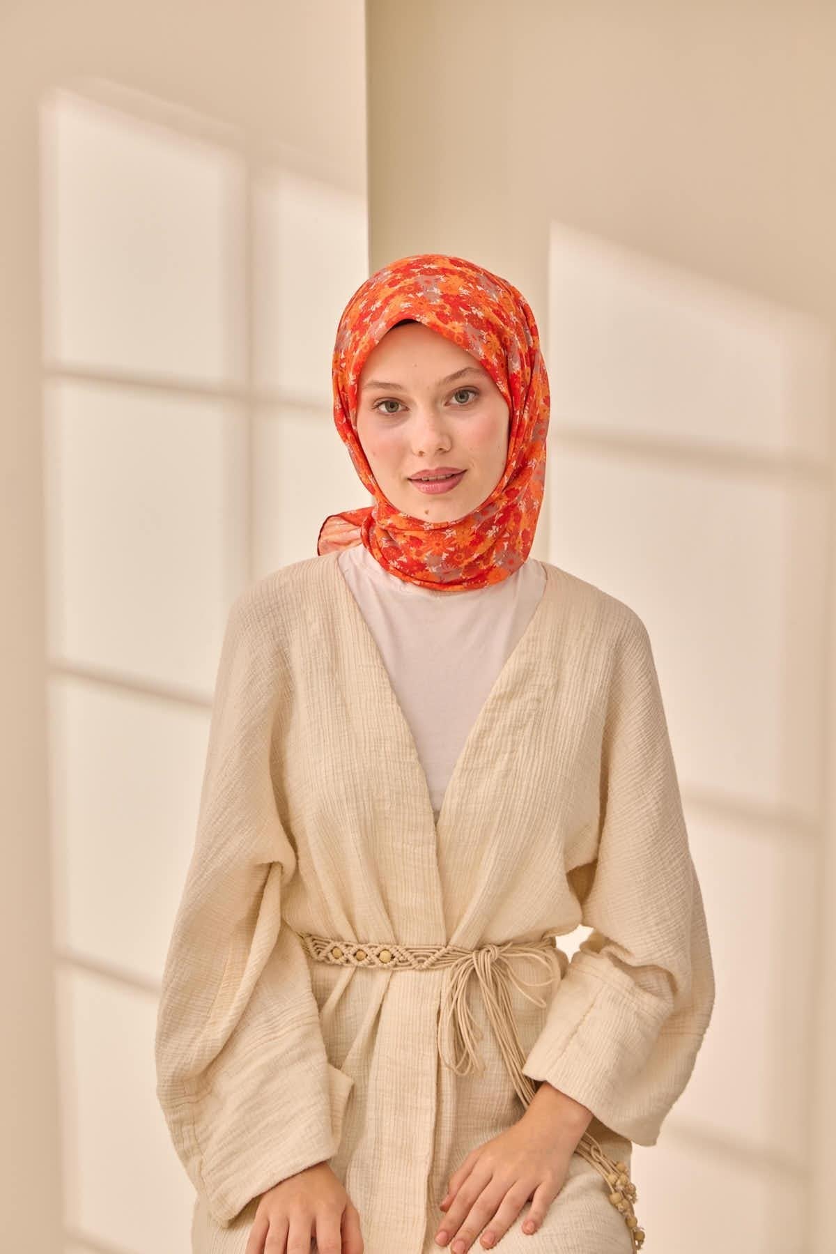 Silk Home Soft Eşarp 73092-13 - İthalesarponline.com - Soft Eşarp - Silk Home