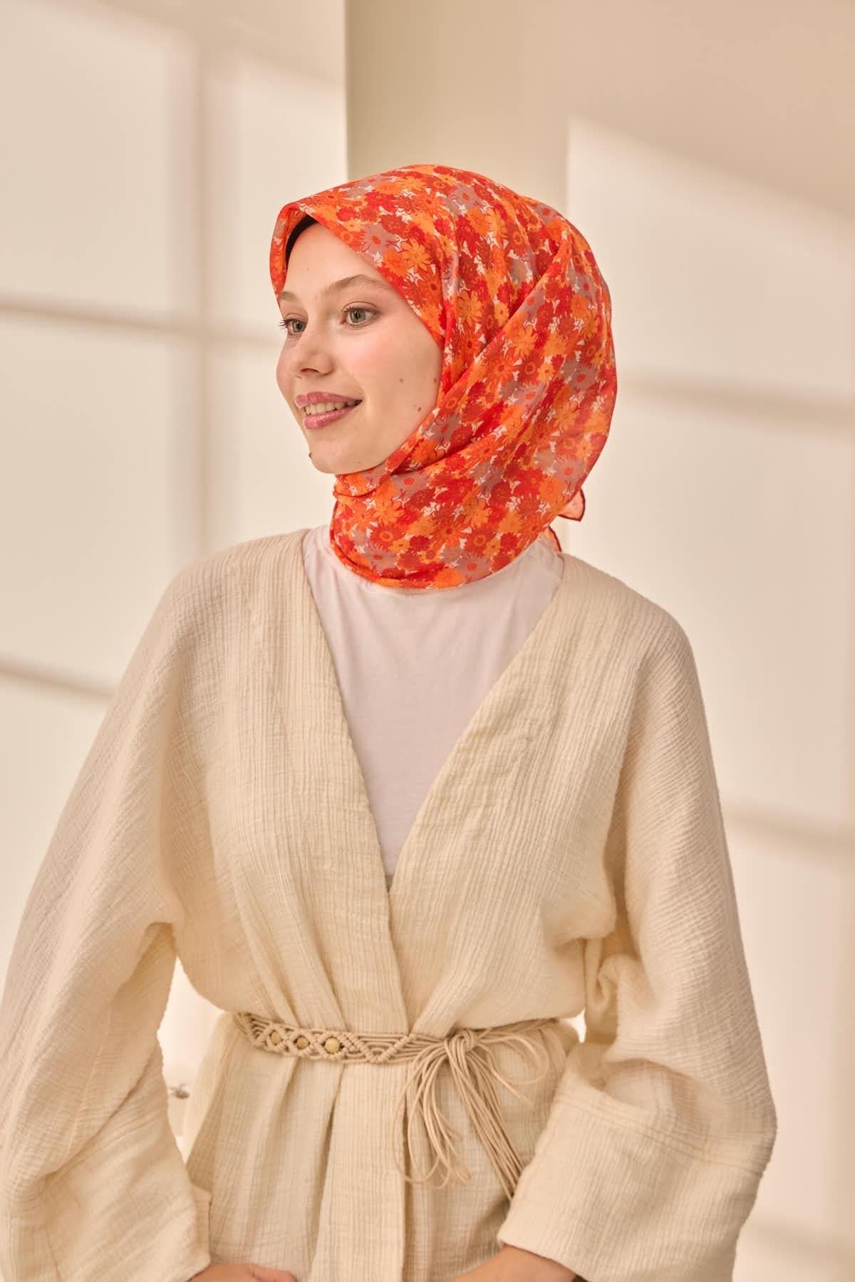 Silk Home Soft Eşarp 73092-13 - İthalesarponline.com - Soft Eşarp - Silk Home