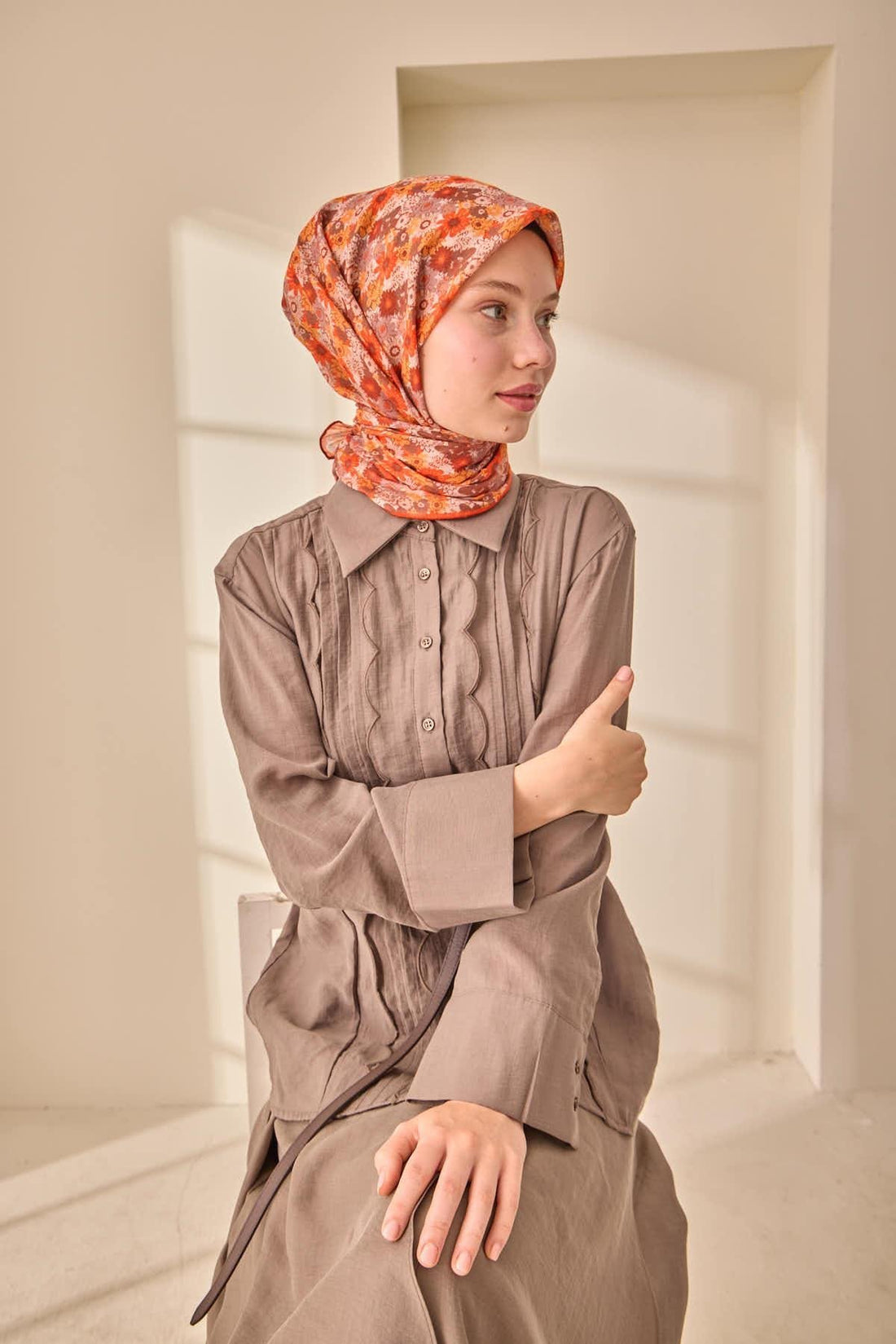 Silk Home Soft Eşarp 73092-14 - İthalesarponline.com - Soft Eşarp - Silk Home