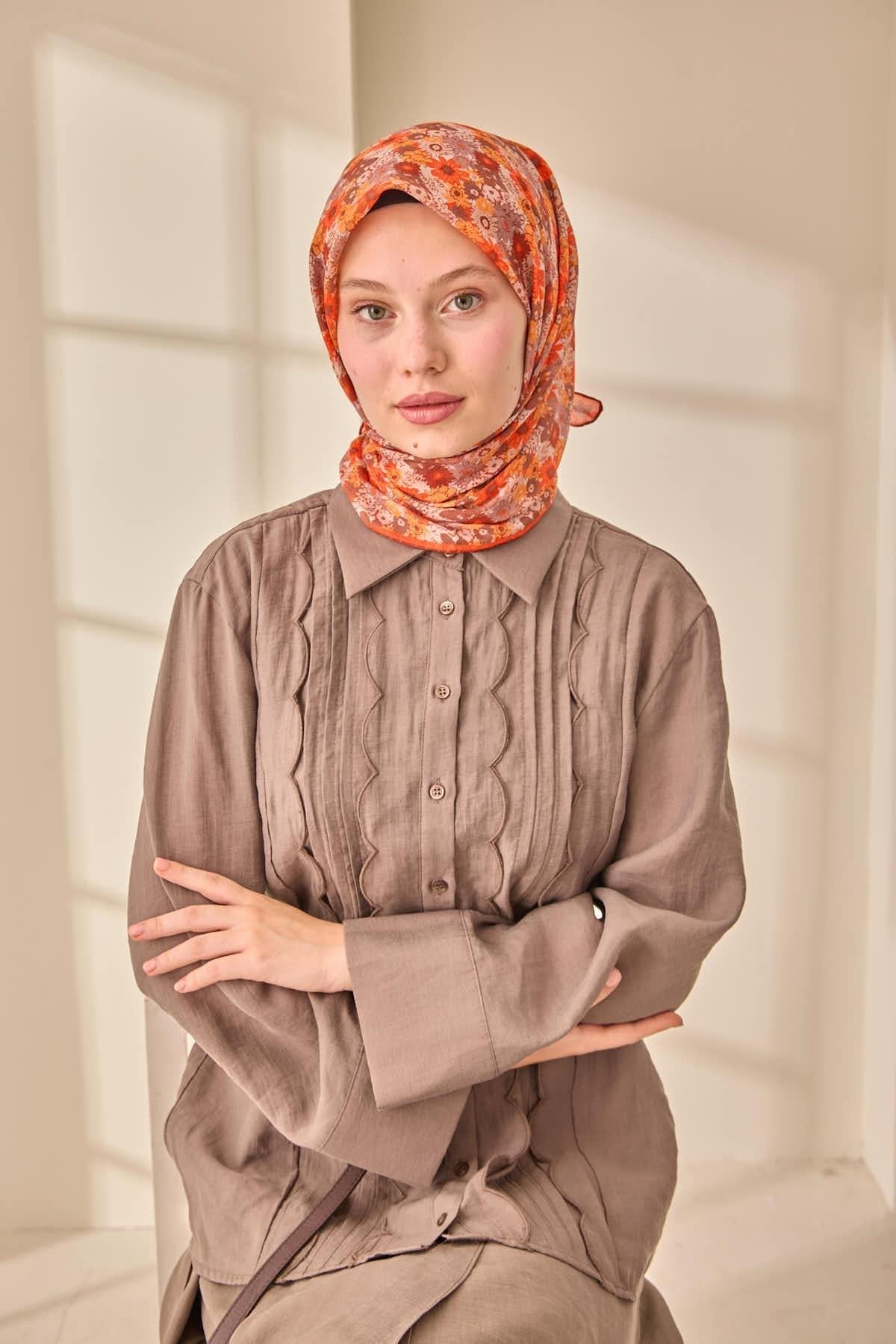 Silk Home Soft Eşarp 73092-14 - İthalesarponline.com - Soft Eşarp - Silk Home