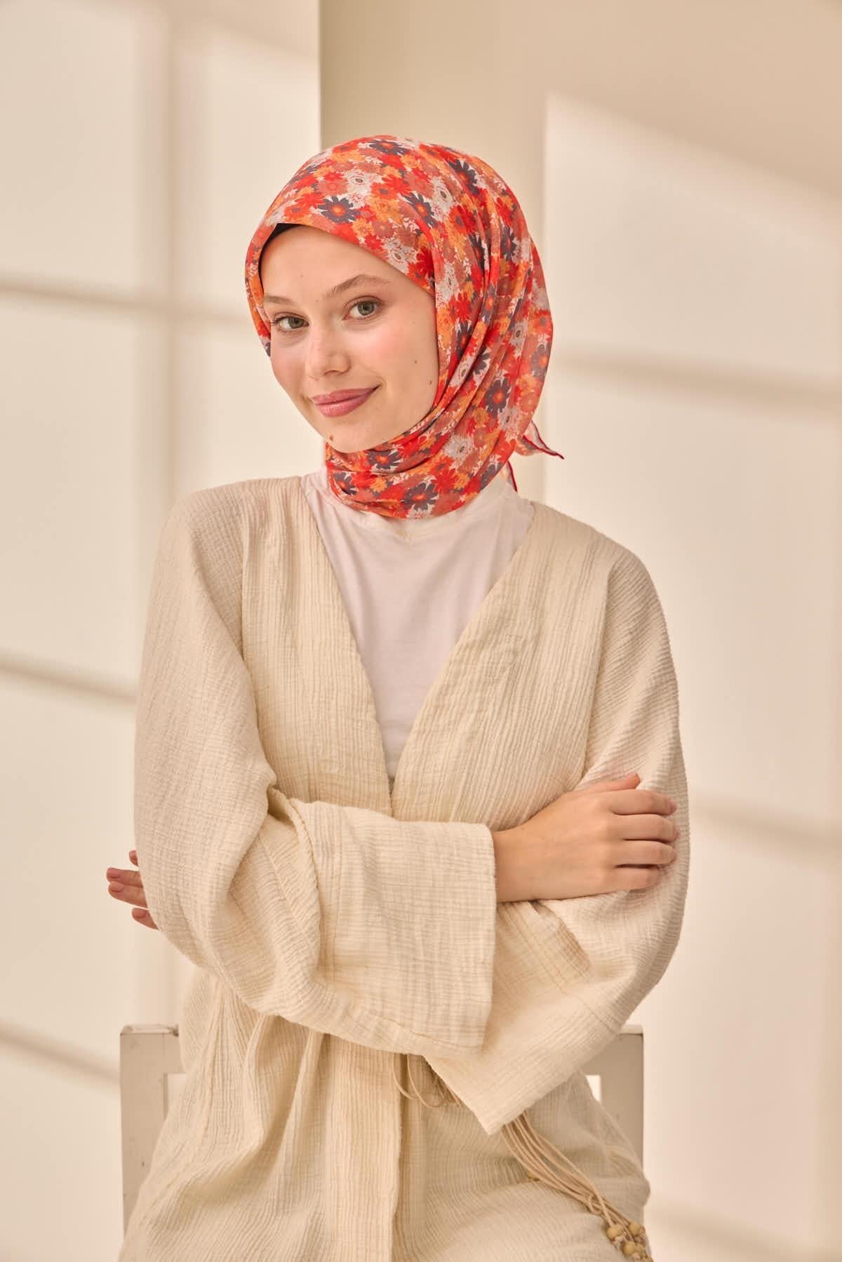 Silk Home Soft Eşarp 73092-15 - İthalesarponline.com - Soft Eşarp - Silk Home