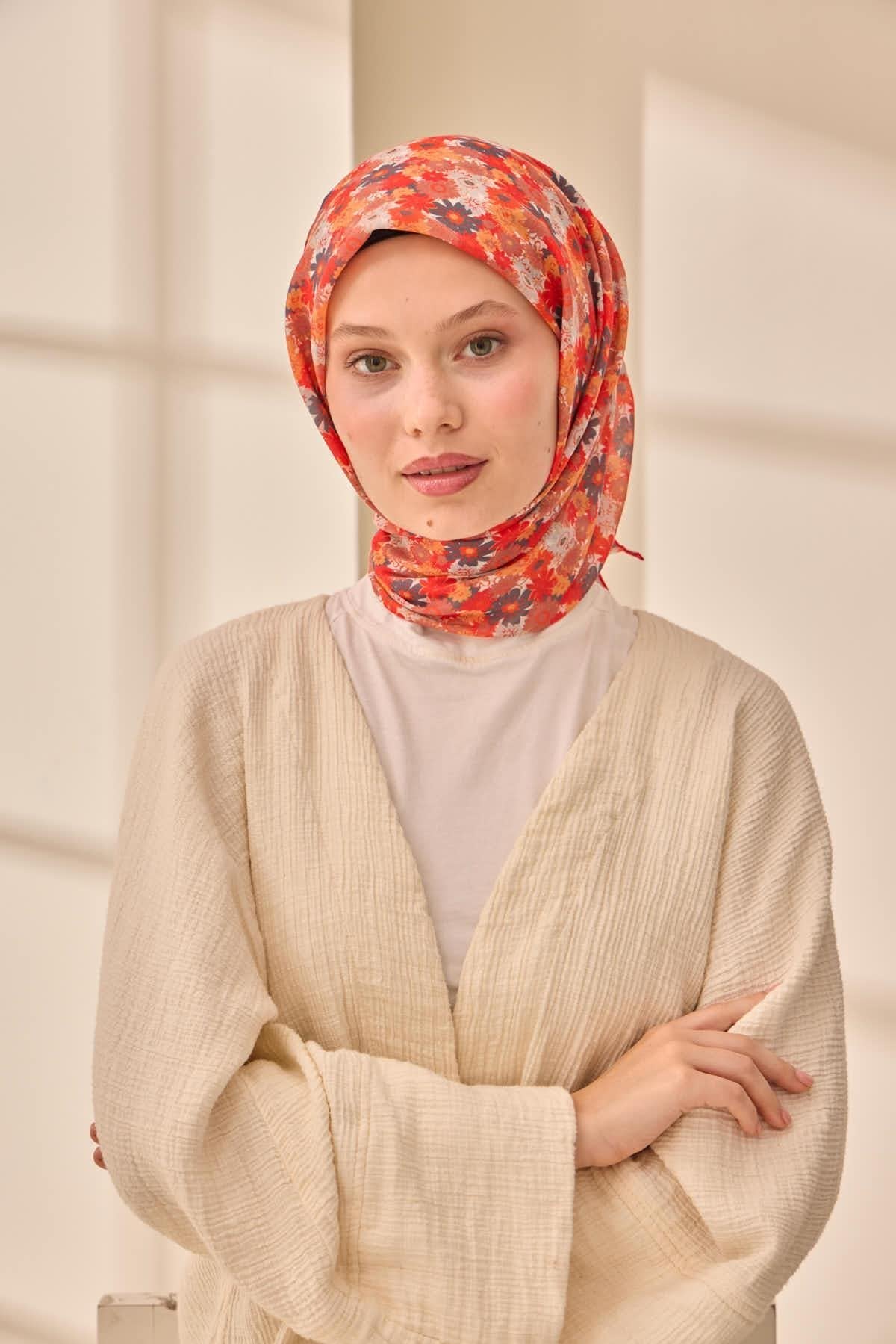 Silk Home Soft Eşarp 73092-15 - İthalesarponline.com - Soft Eşarp - Silk Home