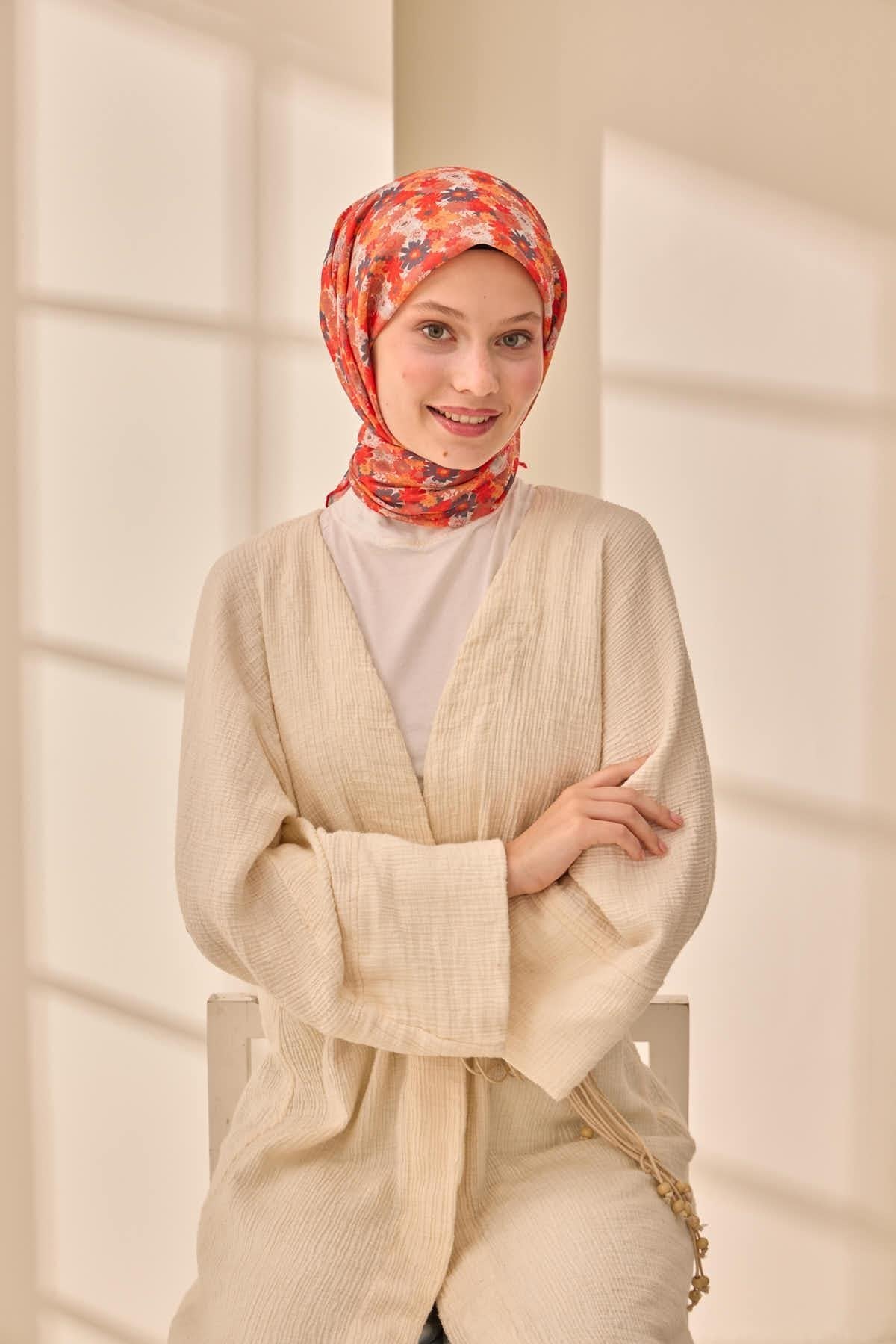 Silk Home Soft Eşarp 73092-15 - İthalesarponline.com - Soft Eşarp - Silk Home