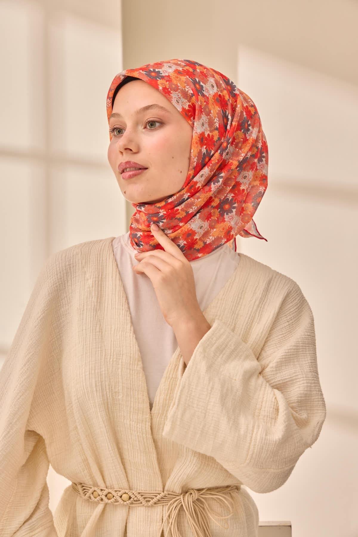 Silk Home Soft Eşarp 73092-15 - İthalesarponline.com - Soft Eşarp - Silk Home