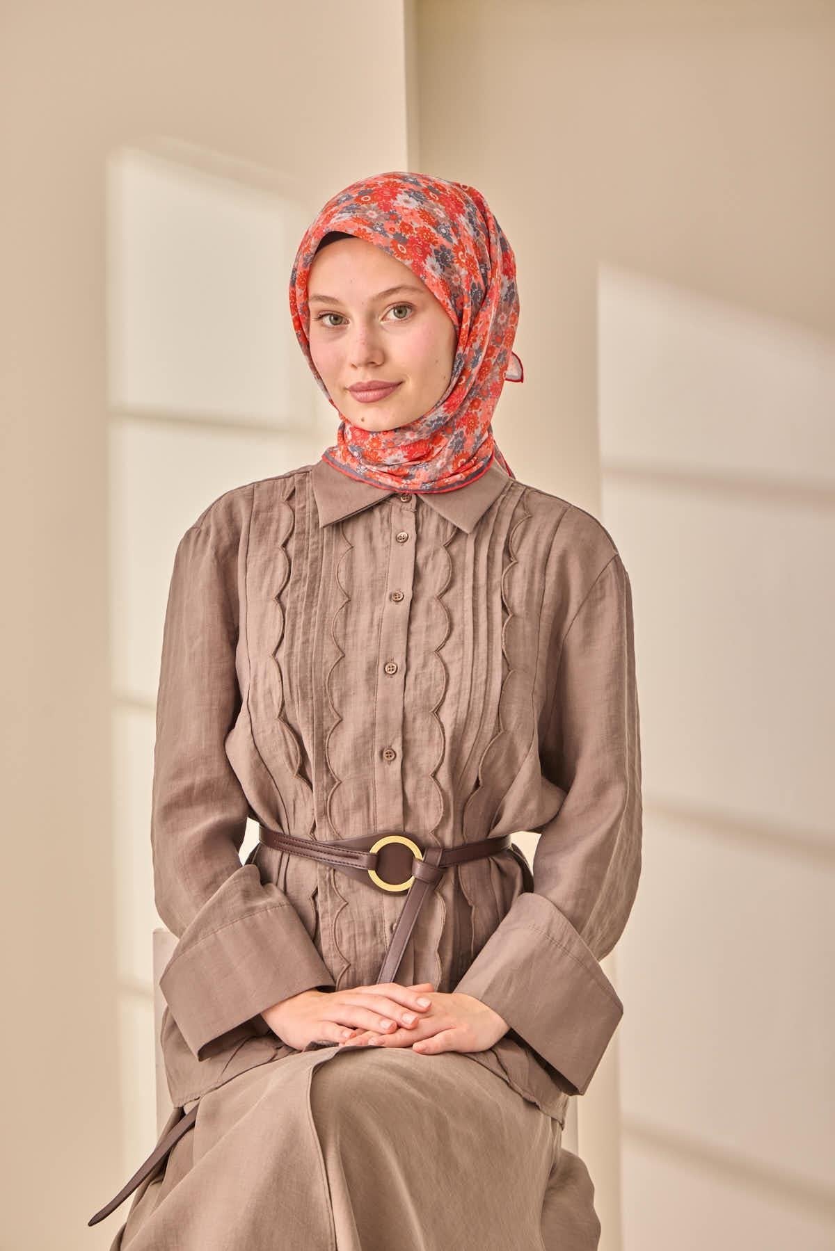 Silk Home Soft Eşarp 73092-16 - İthalesarponline.com - Soft Eşarp - Silk Home