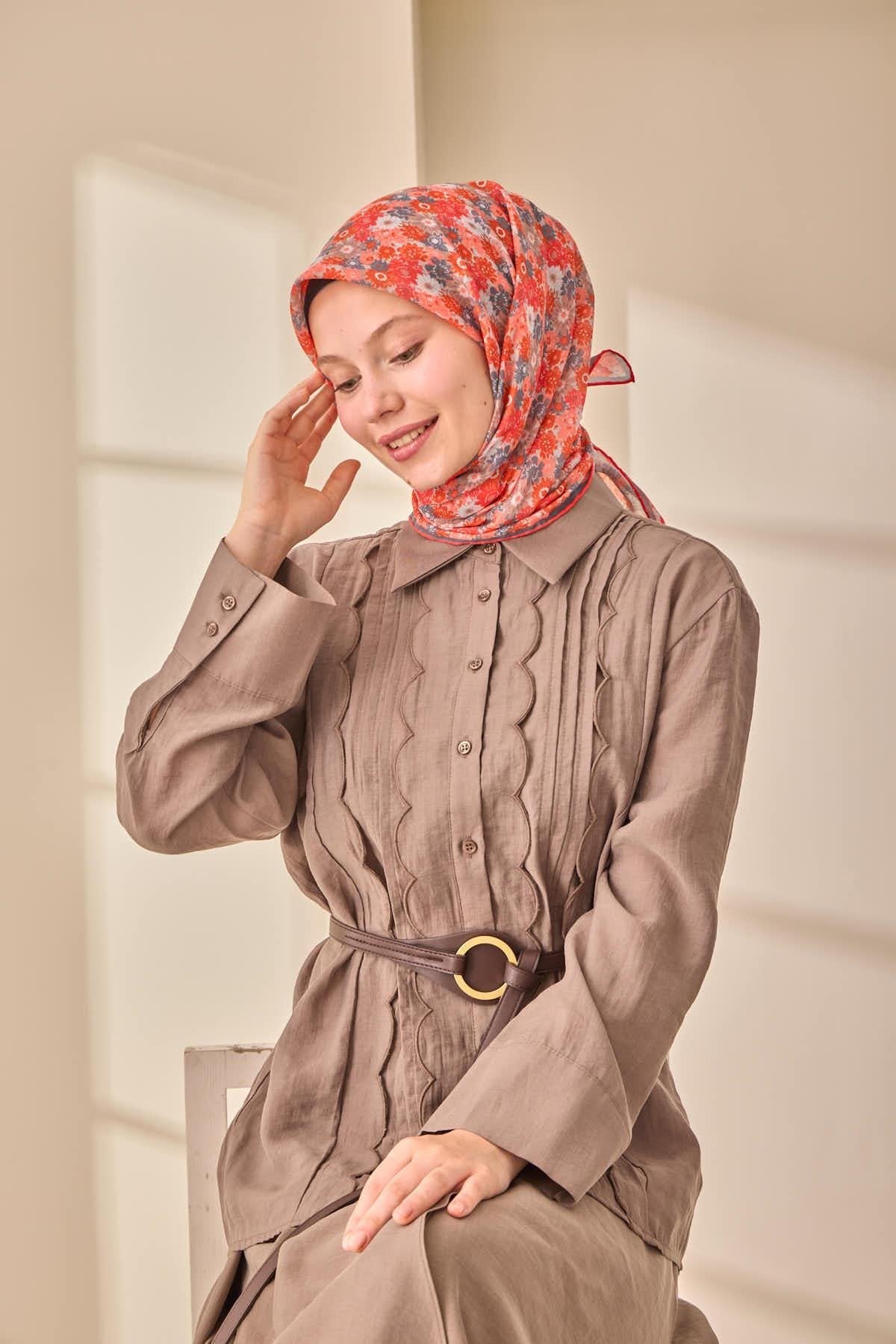 Silk Home Soft Eşarp 73092-16 - İthalesarponline.com - Soft Eşarp - Silk Home