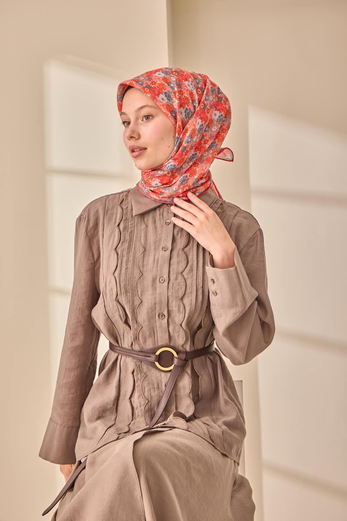 Silk Home Soft Eşarp 73092-16 - İthalesarponline.com - Soft Eşarp - Silk Home