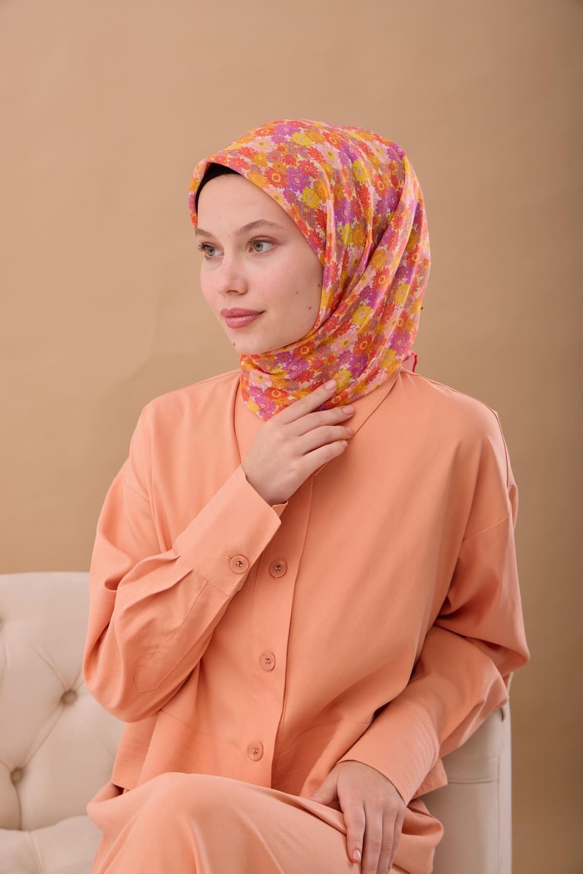 Silk Home Soft Eşarp 73092-18 - İthalesarponline.com - Soft Eşarp - Silk Home
