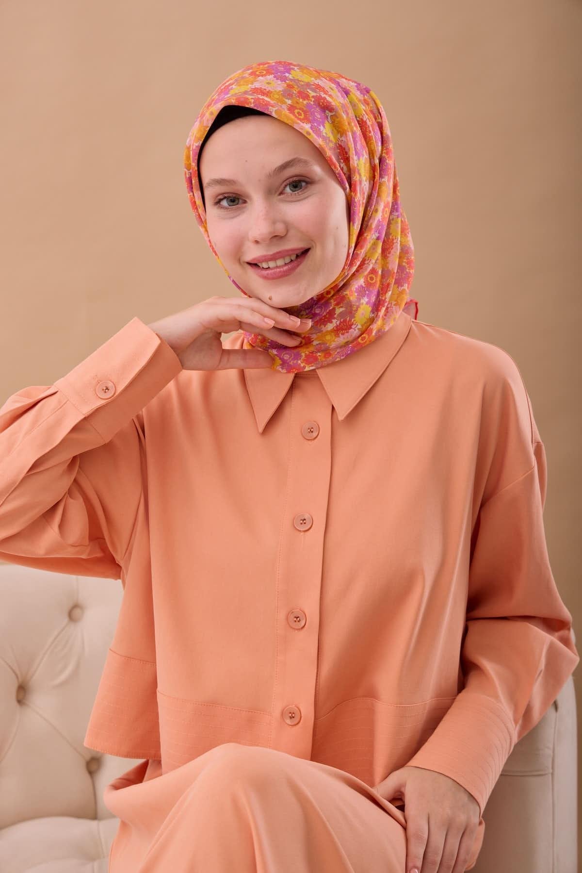 Silk Home Soft Eşarp 73092-18 - İthalesarponline.com - Soft Eşarp - Silk Home